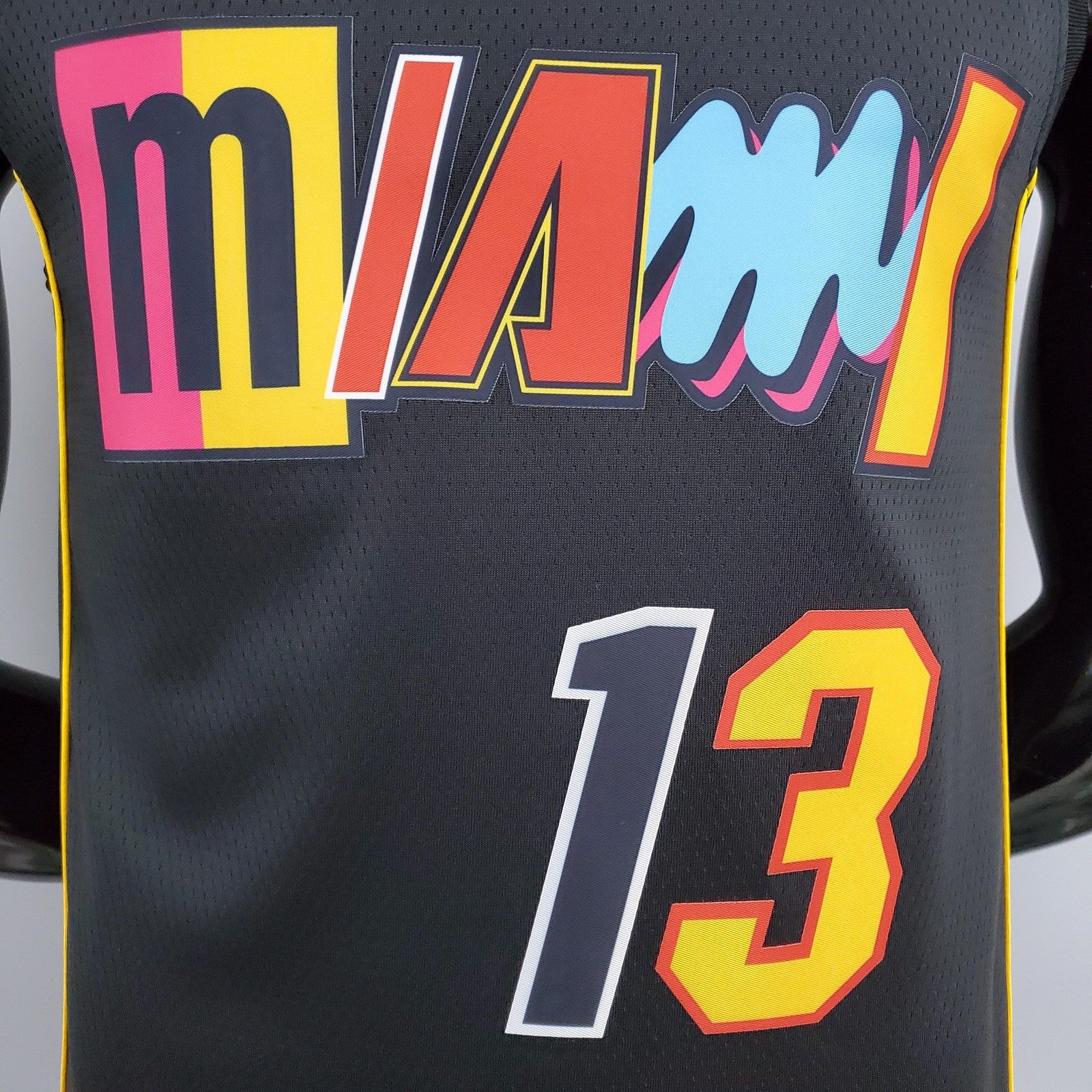 2022 Season Adebay #13 Heat City Edition Black Nba Jersey