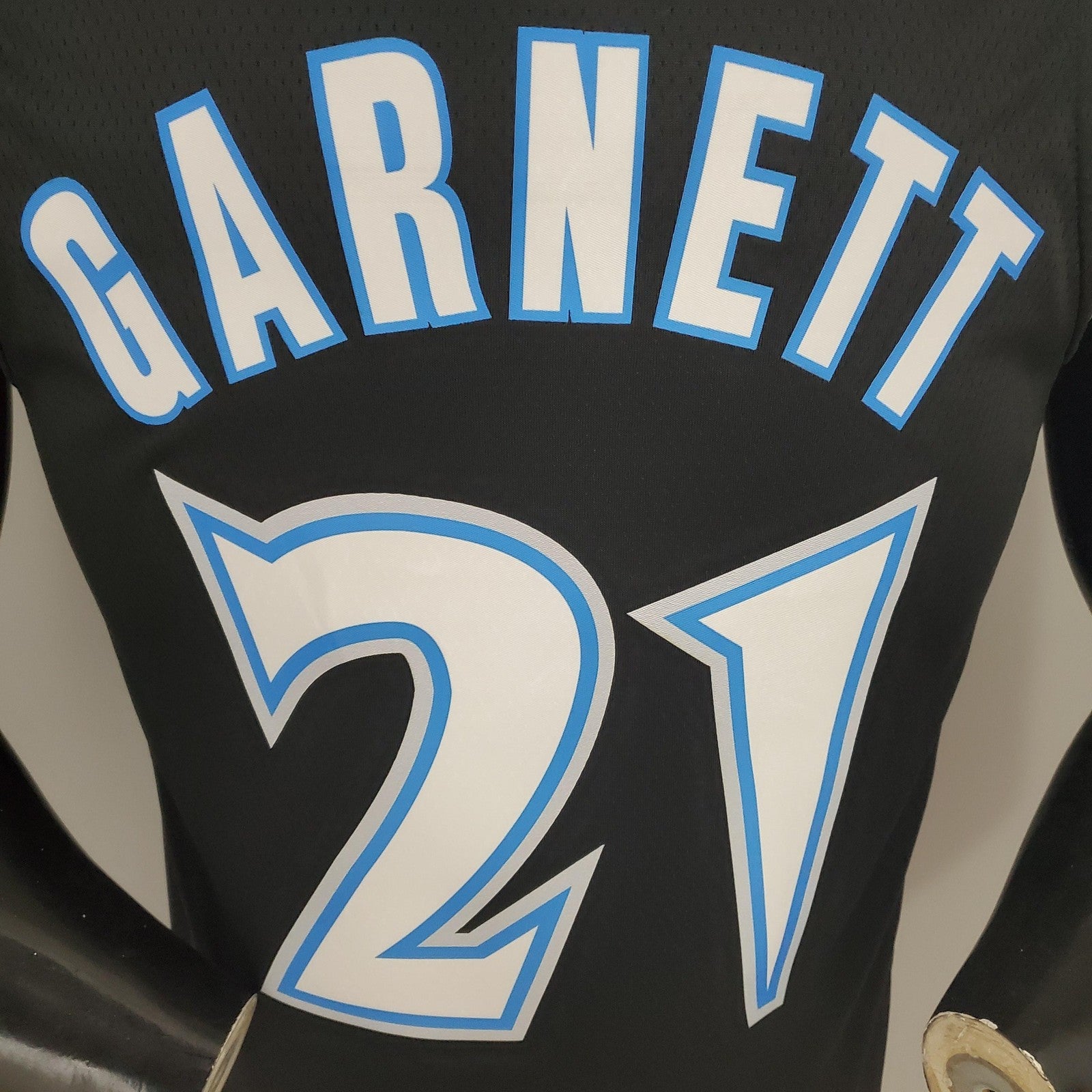 Garnett#21 2018 Retro Timberwolves Black Nba Jersey