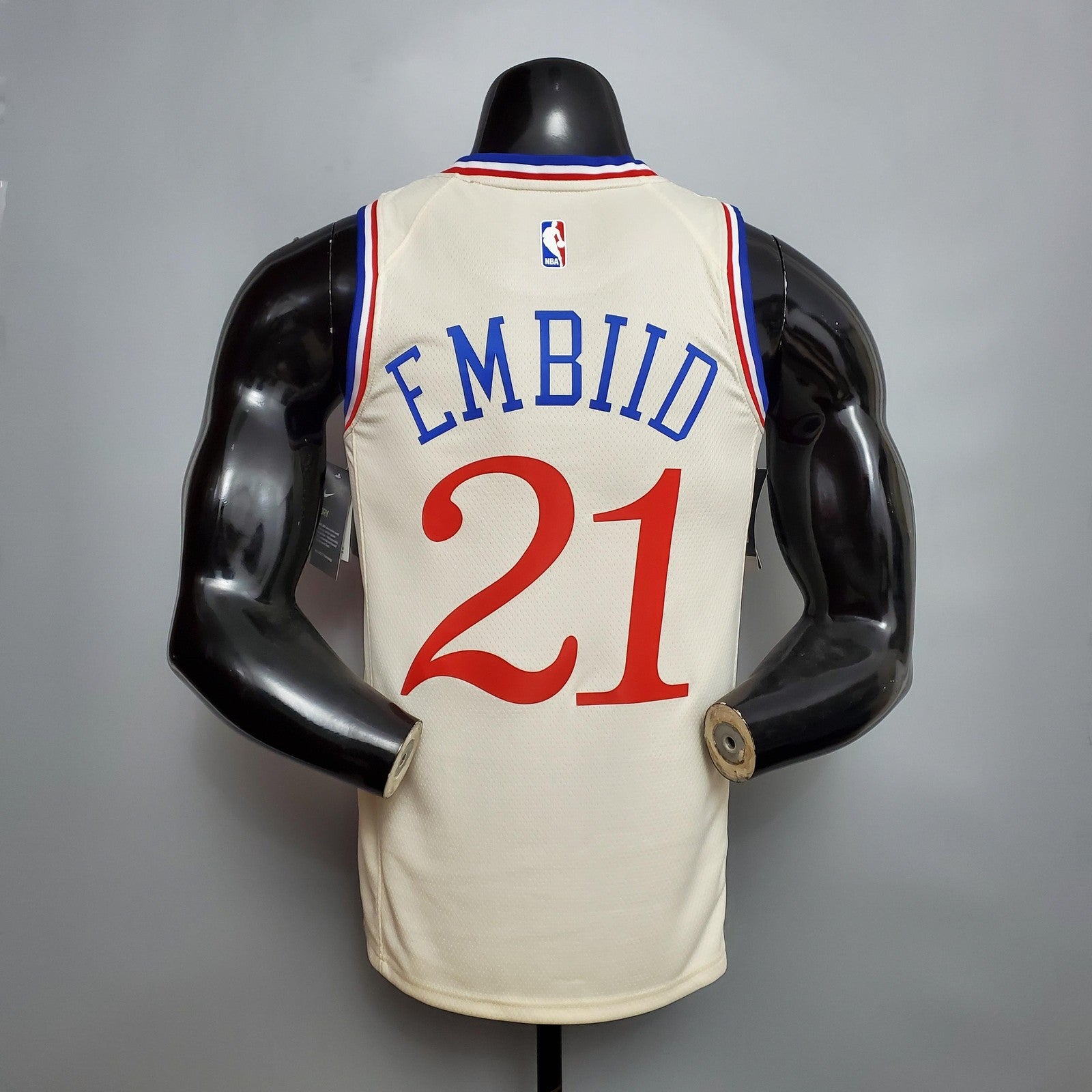 2020 Philadelphia 76ers Embiid#21 City Limited Edition Beige