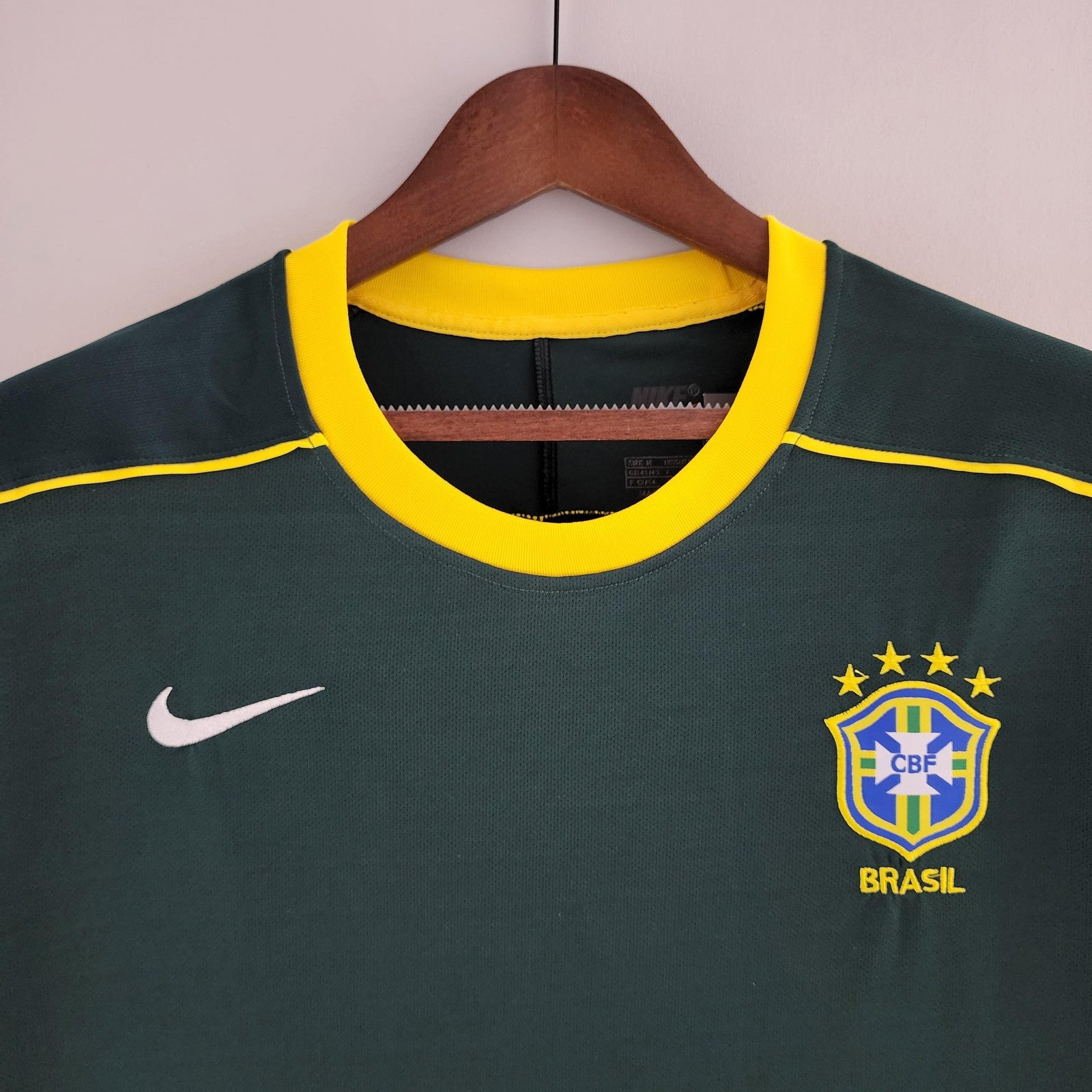 Retro Goalkeeper Brazil 1998 Dark Green