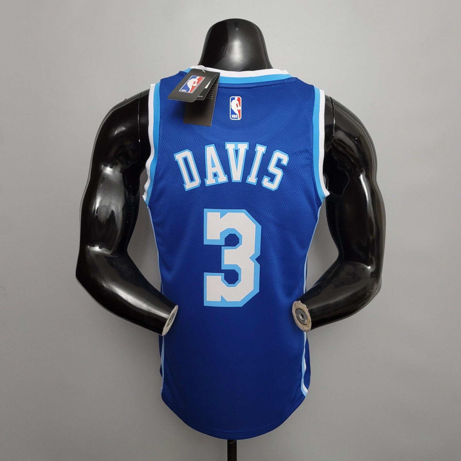 Retro Night Davis #3 Los Angeles Lakersblue Nba Jersey Nike Connect Recognition