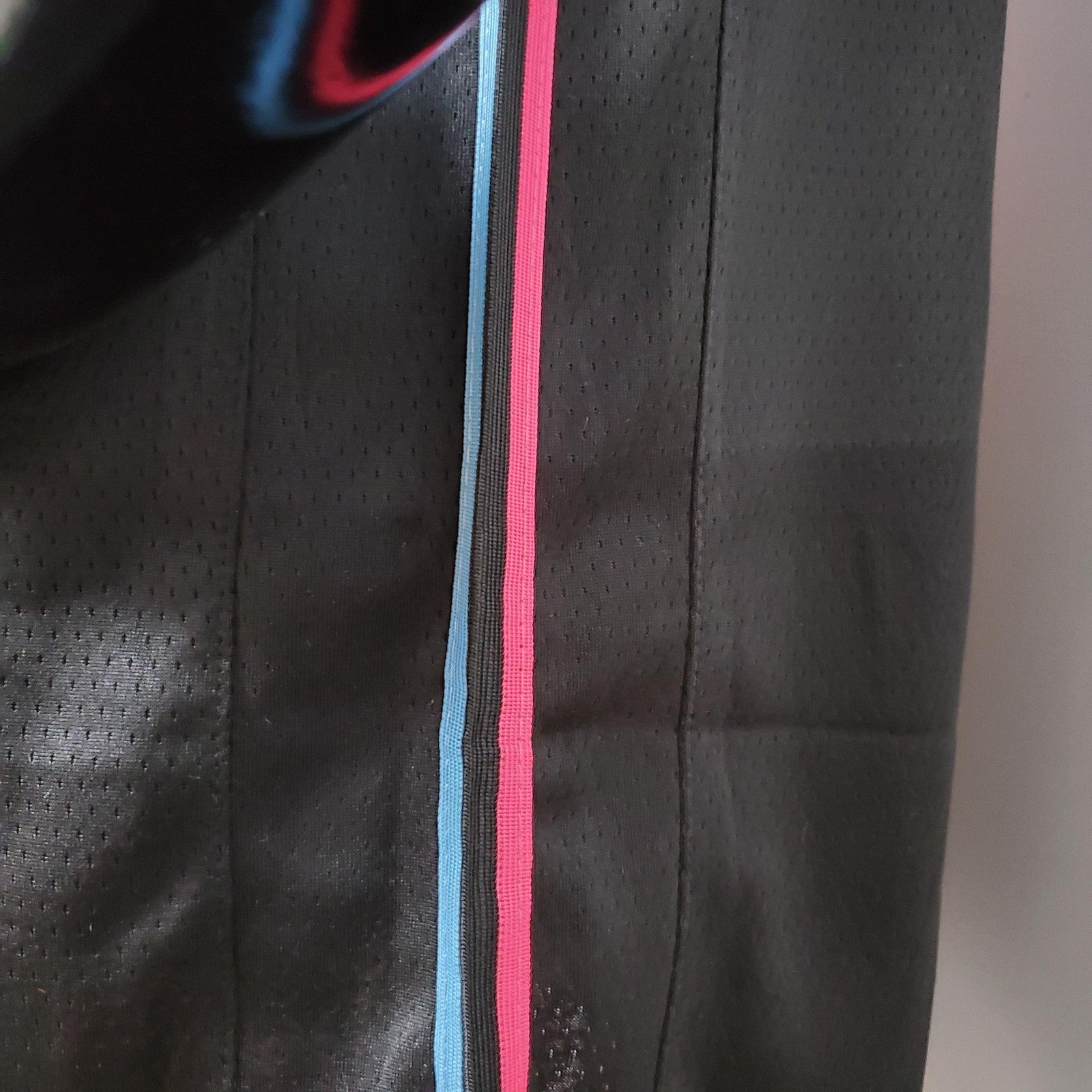 Wade #3 Miami Heat V Neck Black Nba Jersey Nike Connect Recognition