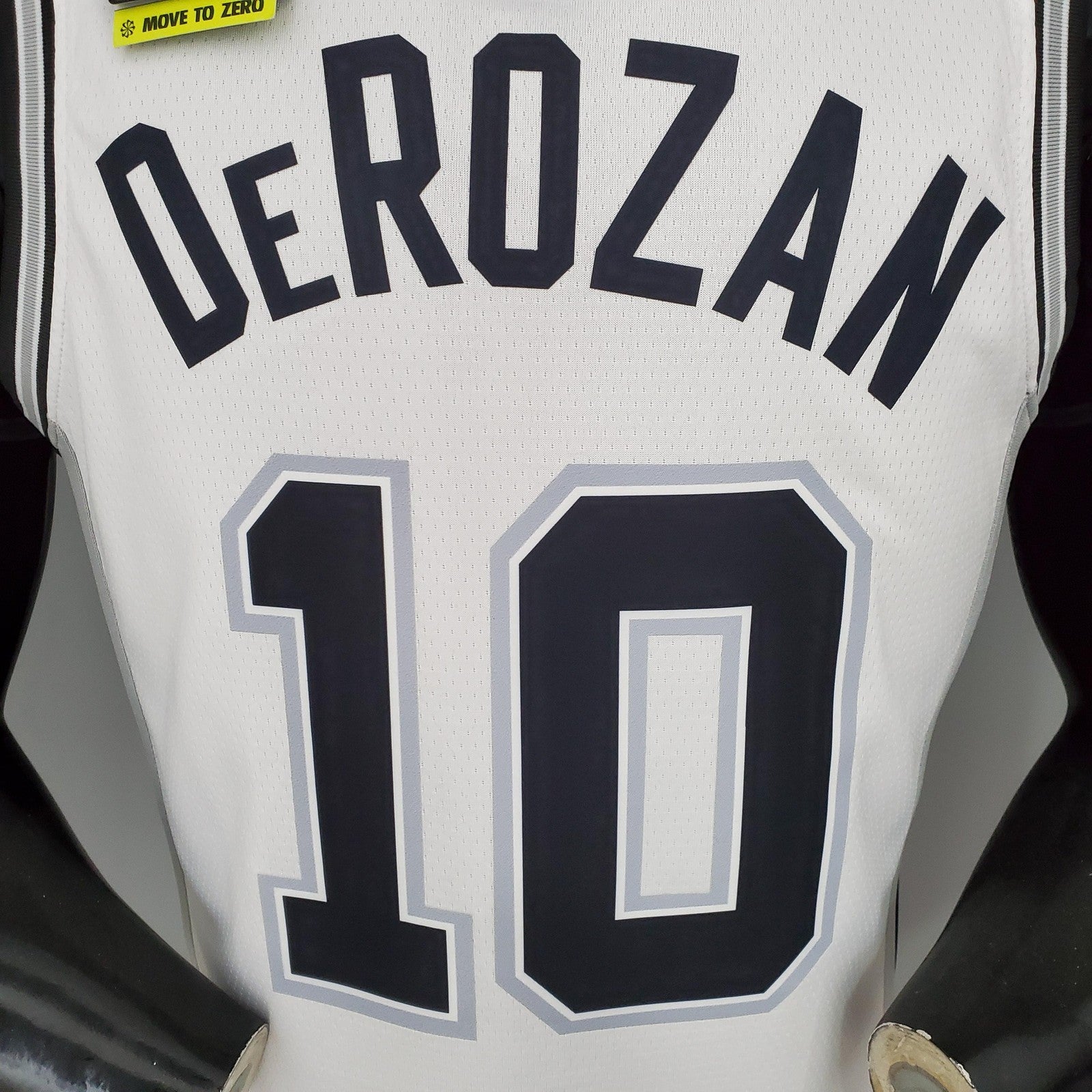 Derozan#10 Spurs White Nba Jersey