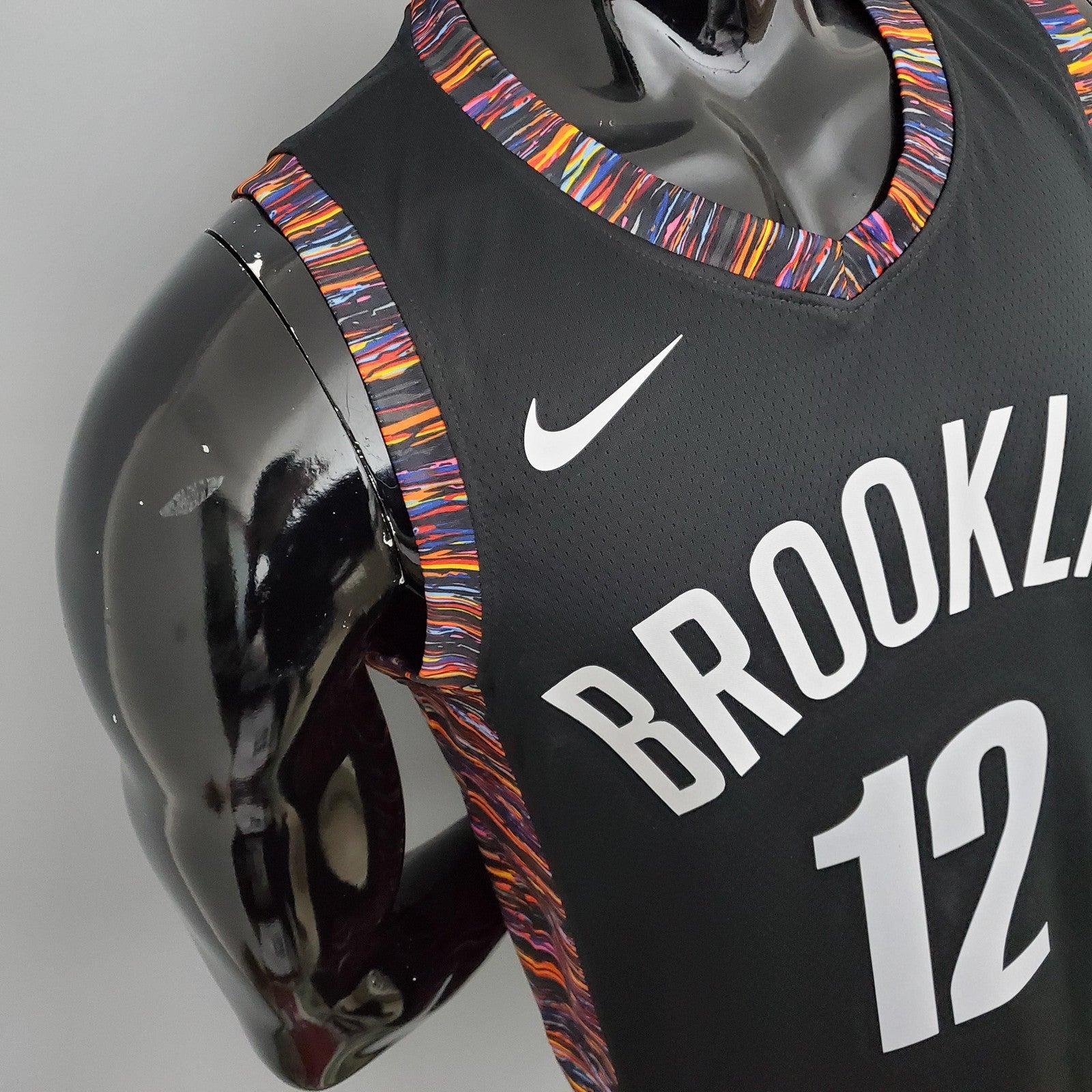 Harris#12 Brooklyn Nets City Version Black Nba Jersey