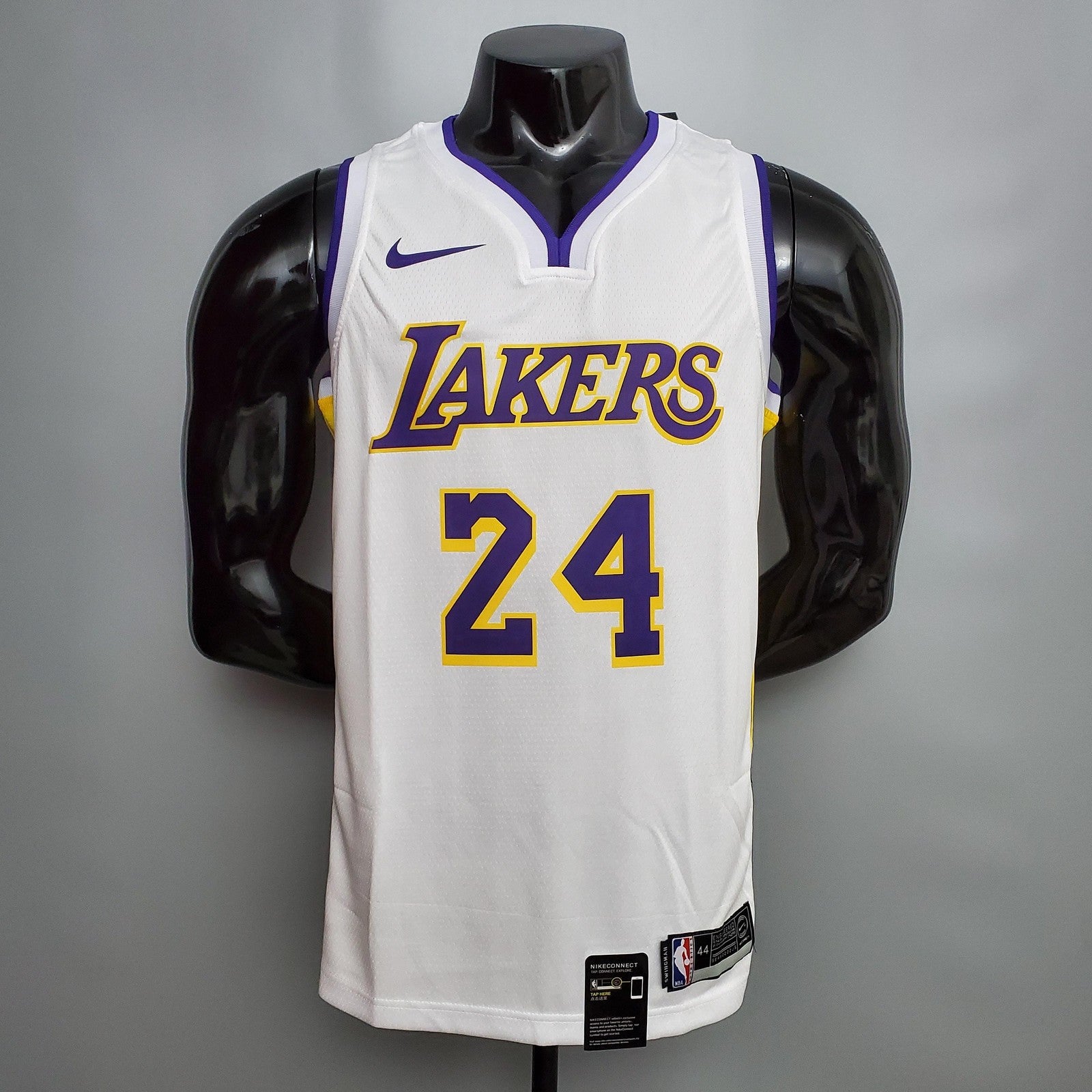 Bryant #24 Lakers White Nba Jersey Nike Connect Recognition