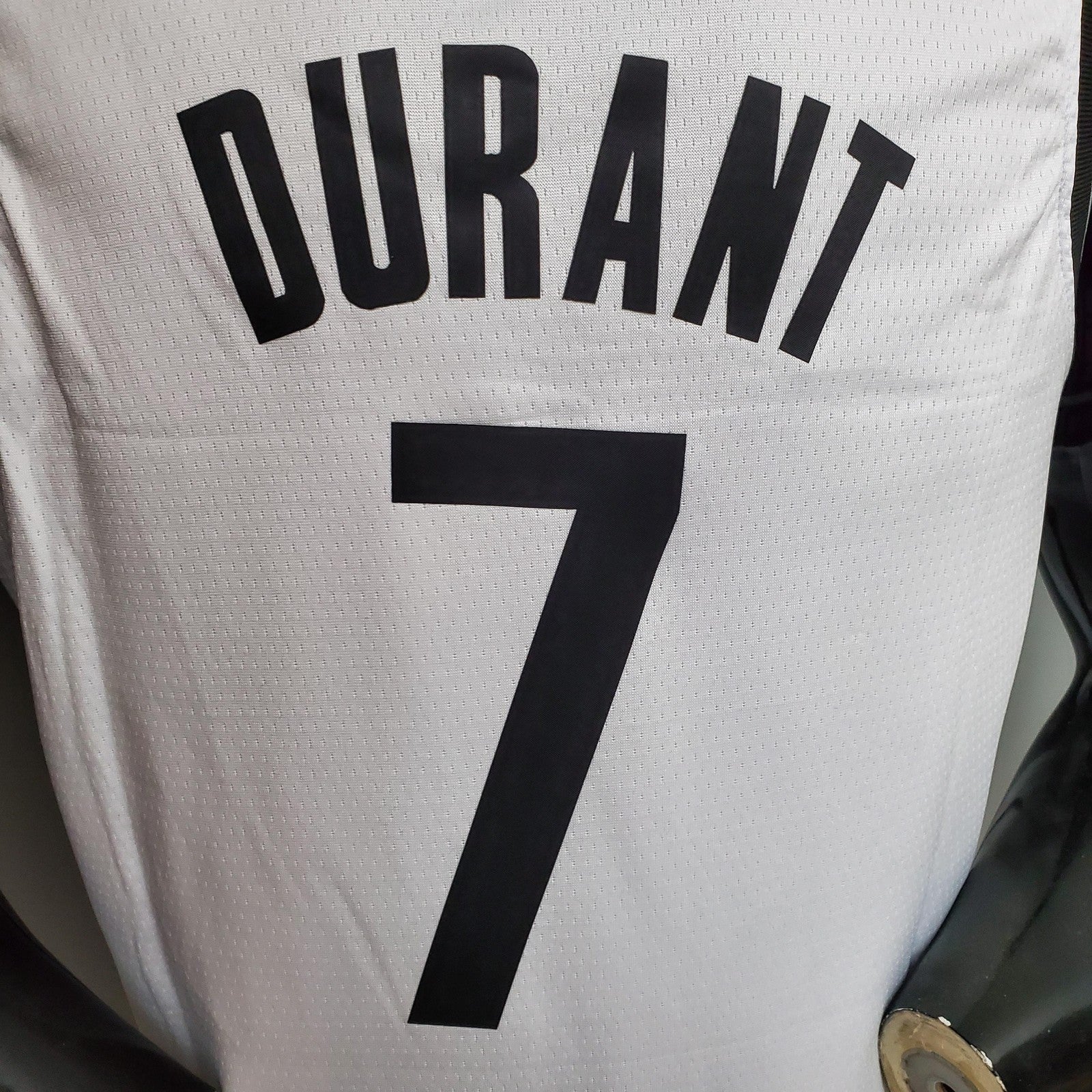 Durant #7 Brooklyn Nets White Nba Jersey Nike Connect Recognition