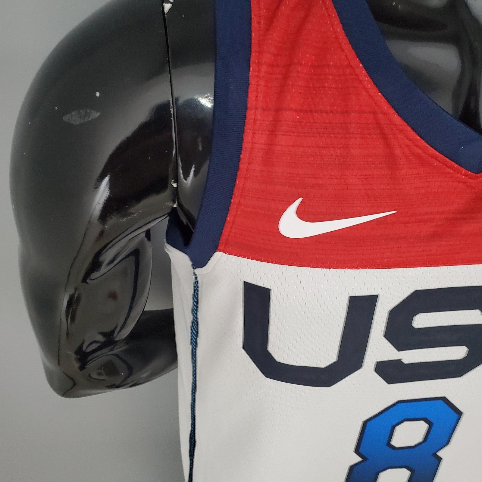2021 Olympic Games Middleton#8 Usa Team Usa White Red Nba Jersey