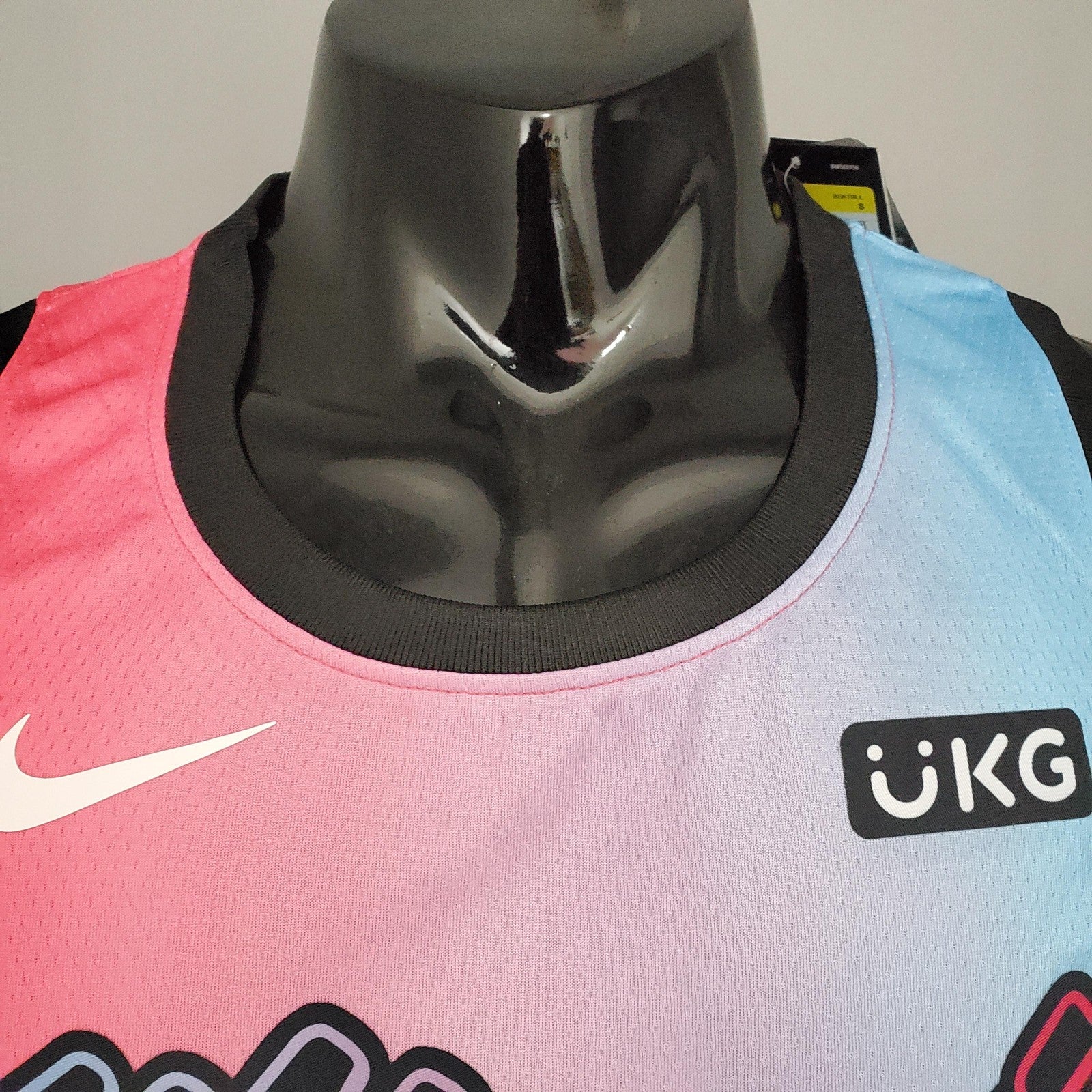 New Miami Heat Oladipo#4 City Edition Pink Blue Gradient Color (support Customization)