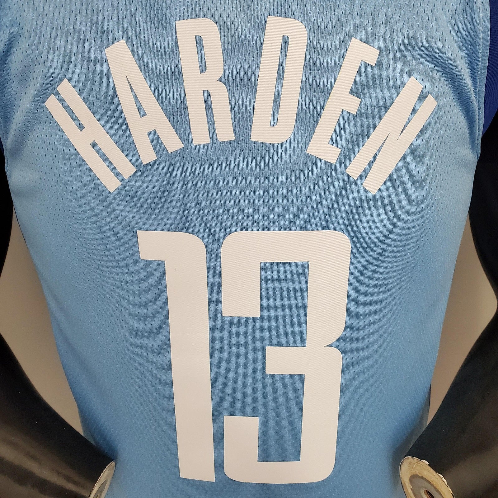 Harden#13 2021 Rockets City Edition Blue Nba Jersey