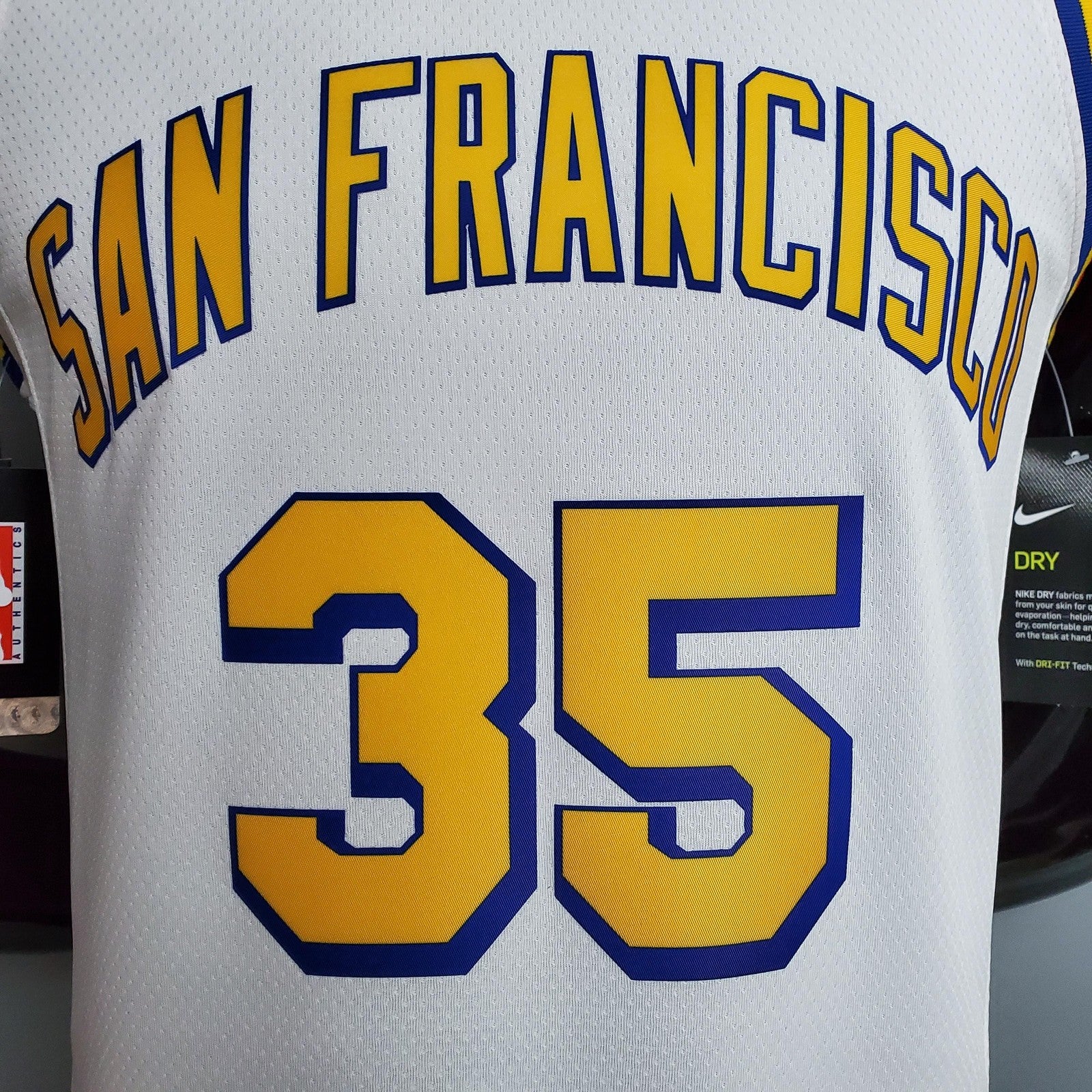 Warriors San Francisco Durant#35 White