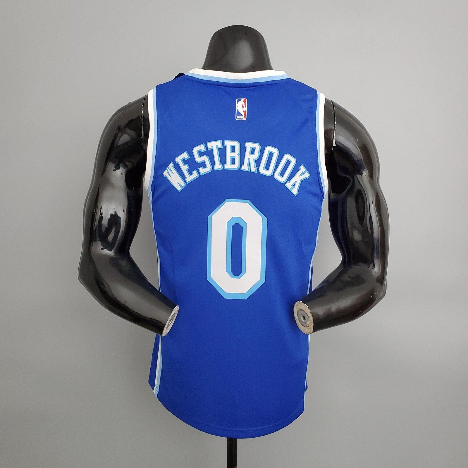 Los Angeles Lakers Westbrook#0 Latin Night (high Head) Blue Nba Jersey