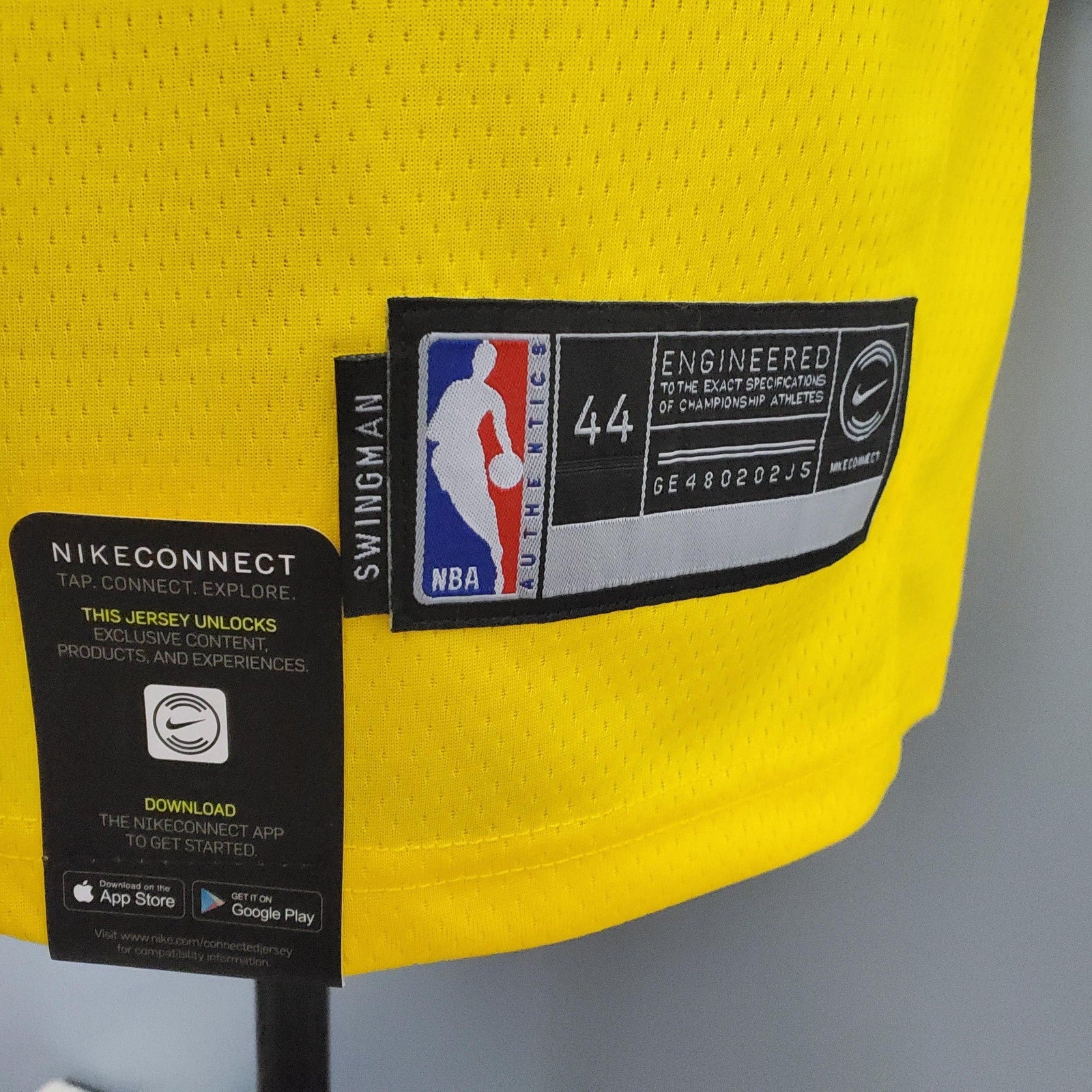 Davis #3 Lakers Commemorative Edition Round Neck Yellow Nba Jersey Nike Connect Recogn
