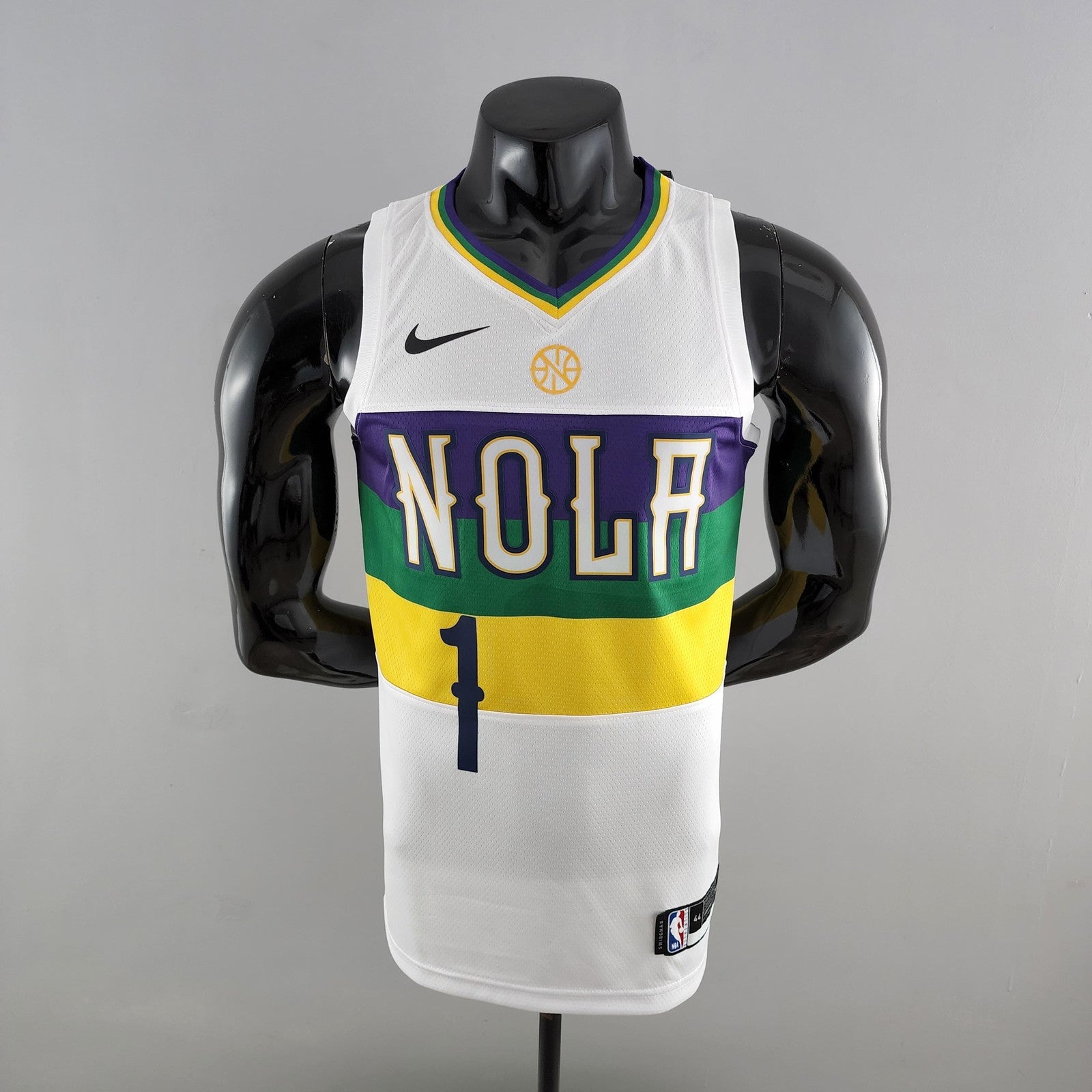 2018 New Orleans Pelicans Wlliamsin#1 Urban Edition White Nba Jersey