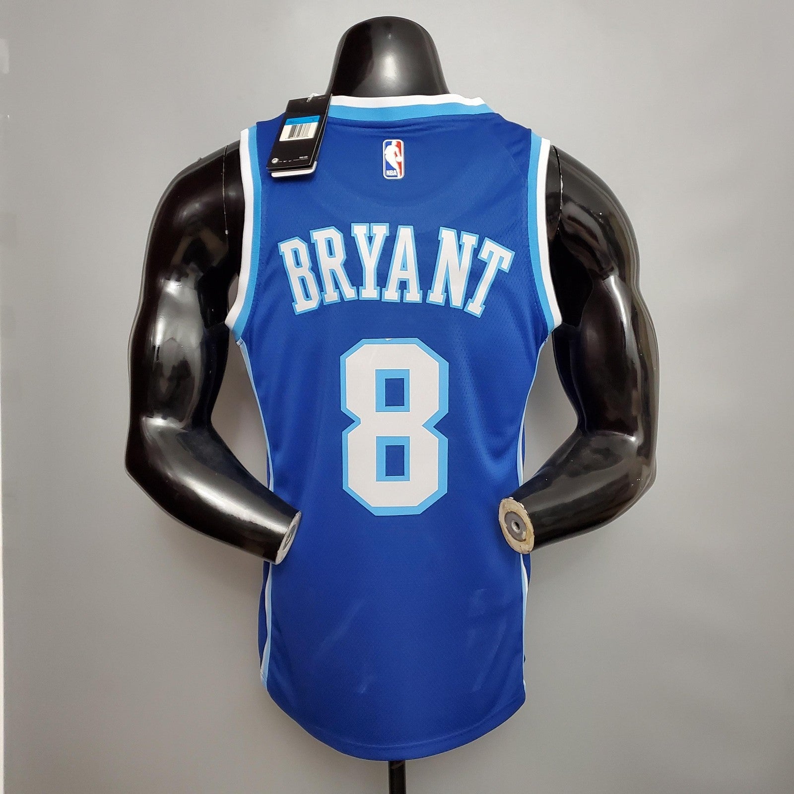 New Bryant #8 Lakers Black Nba Jersey Nike Connect Recognition