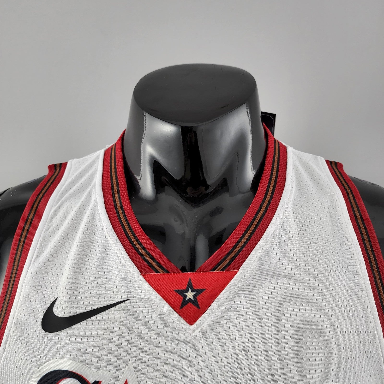 Retro Philadelphia 76ers Iverson #3 Big Meteor White Nba Jersey