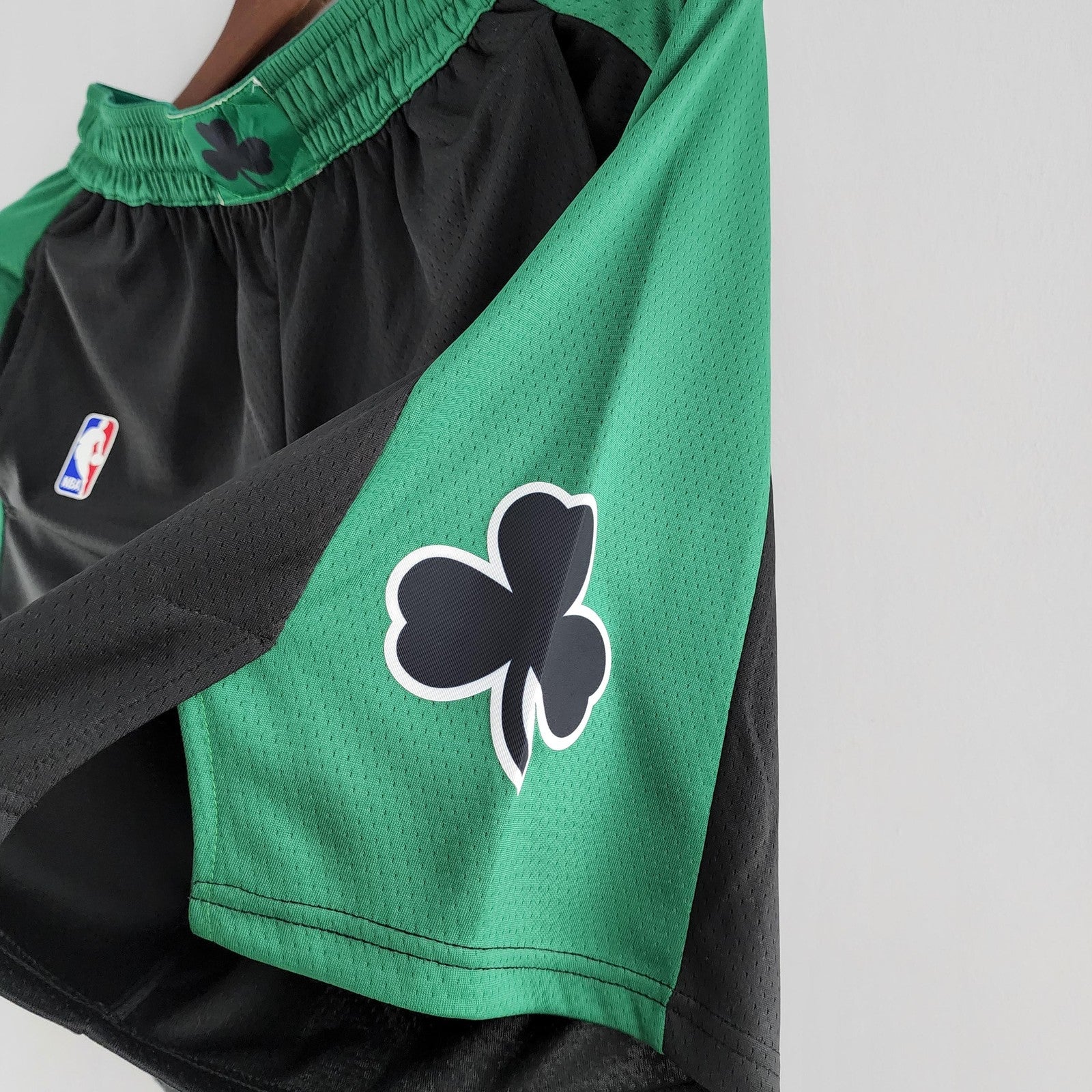 Boston Celtics Nba Shorts Black Green Trim