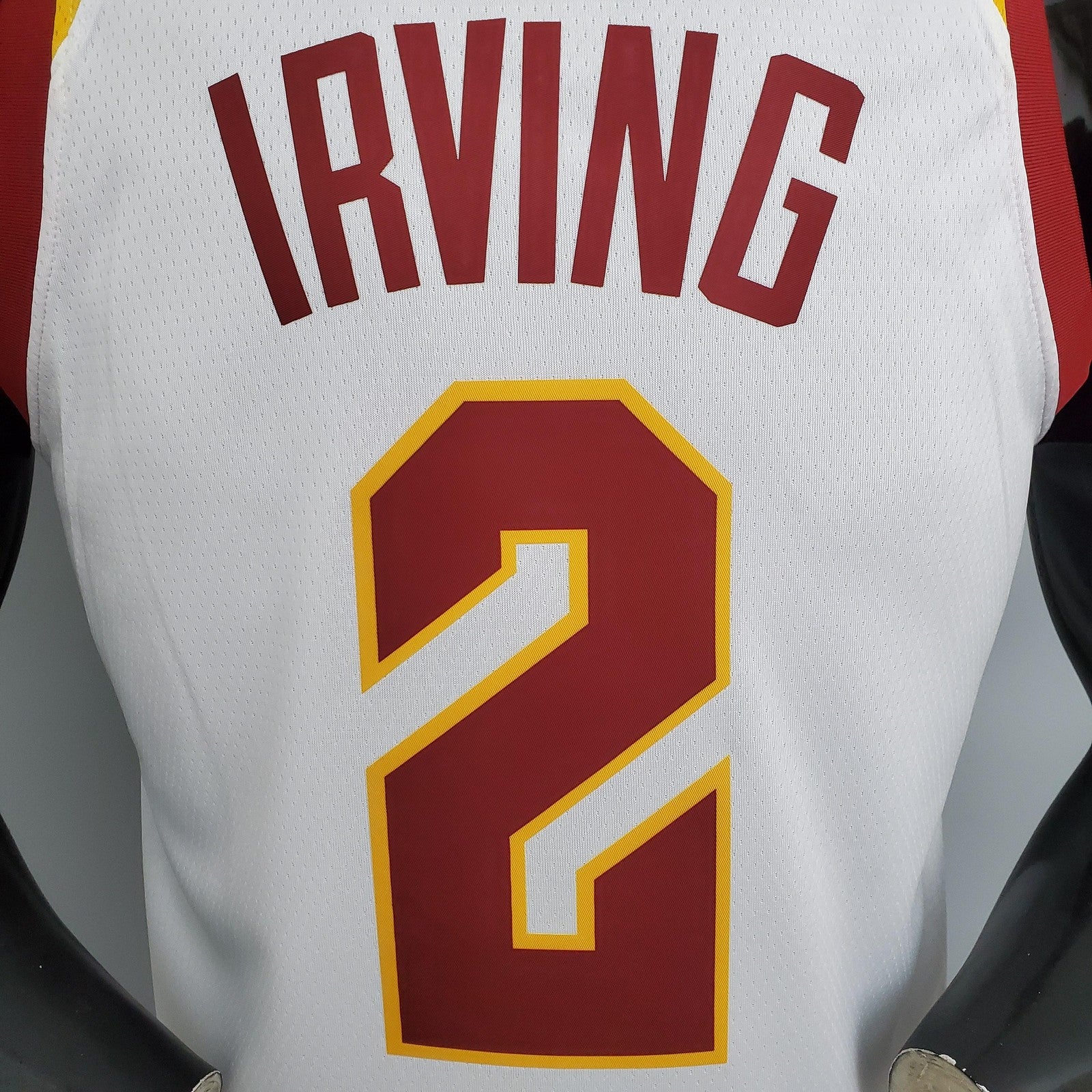 Cavaliers Irving #2 White Nba Jersey
