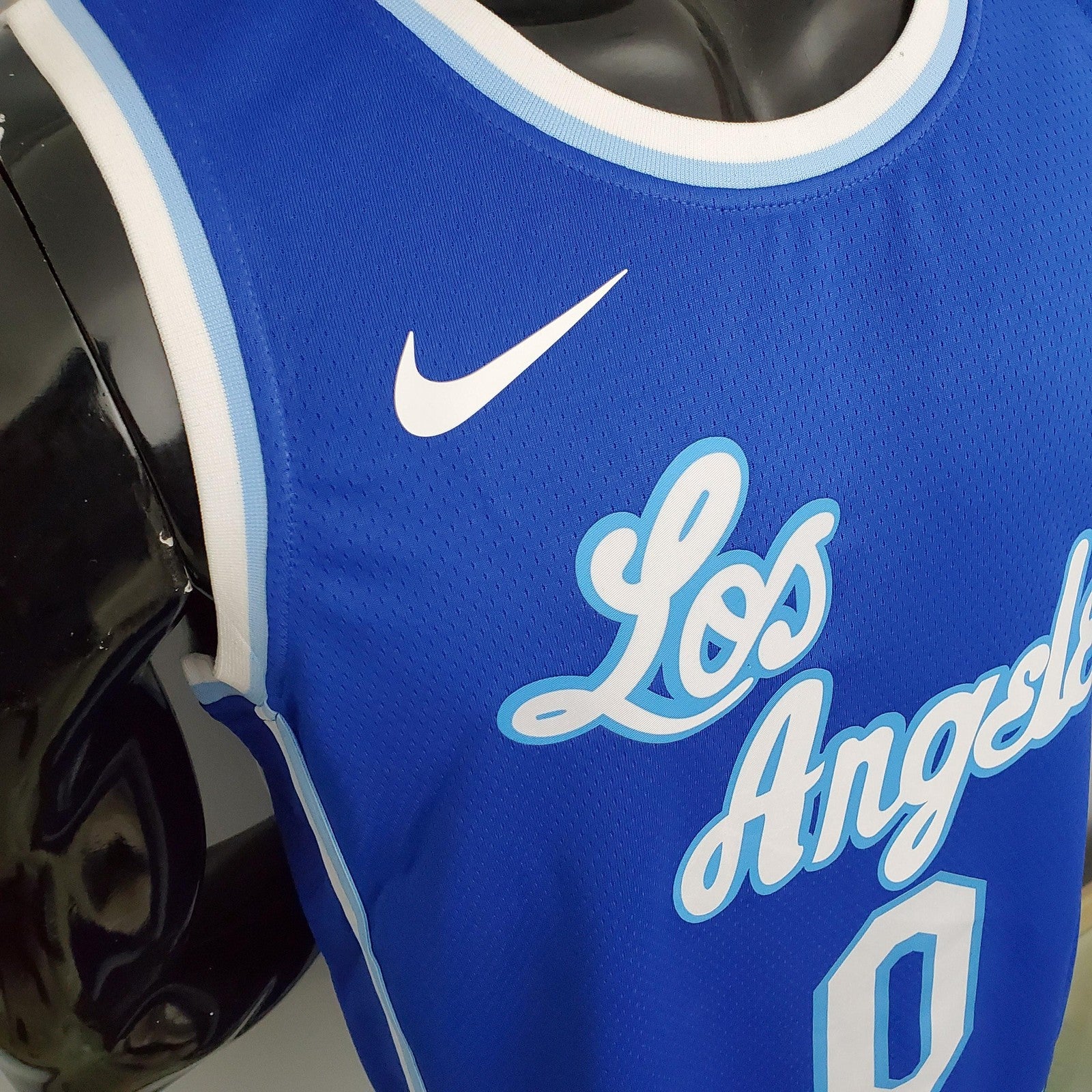 Los Angeles Lakers Westbrook#0 Latin Night (high Head) Blue Nba Jersey