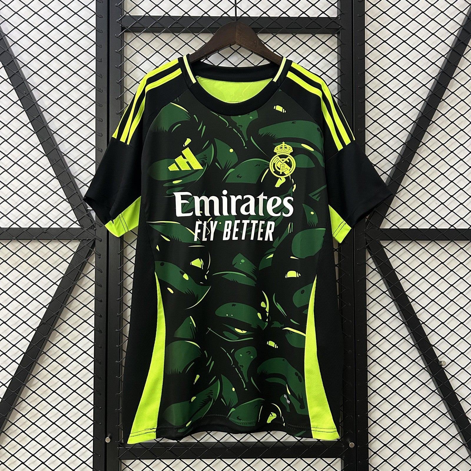 24 25 Real Madrid Green and Black Special Edition Jersey