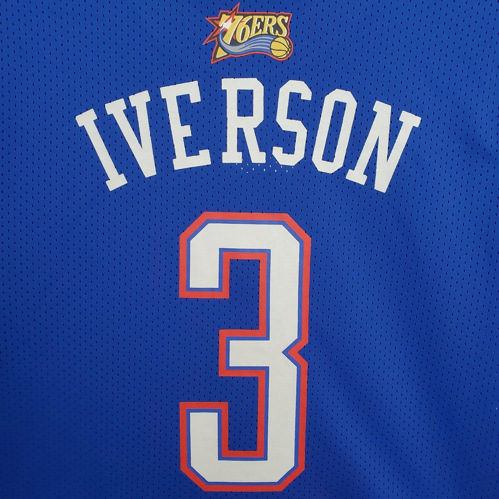 Mitchellness 09 Season All Star Game No 3 Iverson Retro Mesh Short Sleeve