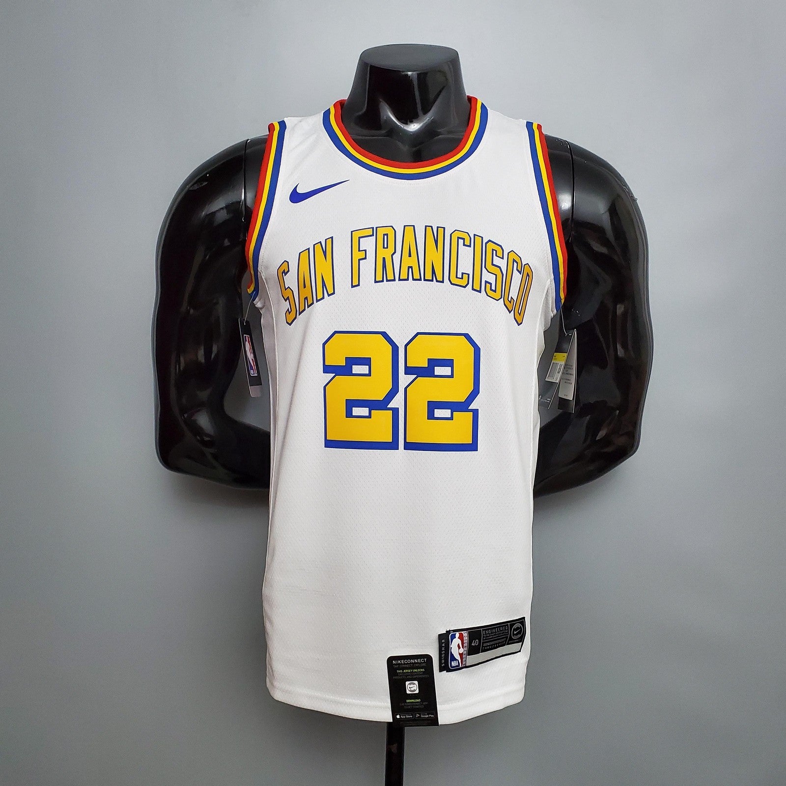 Warriors San Francisco Wiggins#22 White