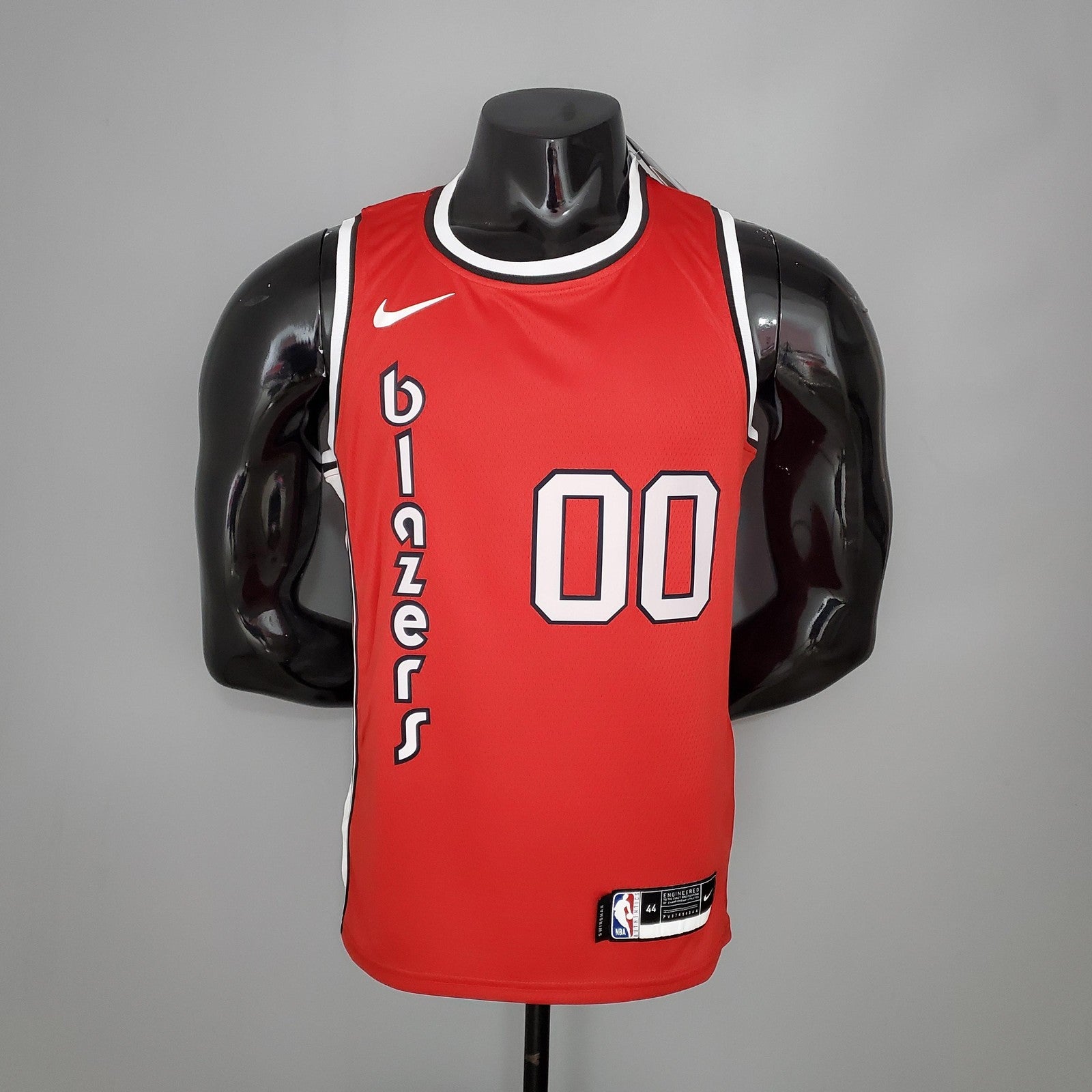 Anthony#00 Trail Blazers Retro Red Nba Jersey