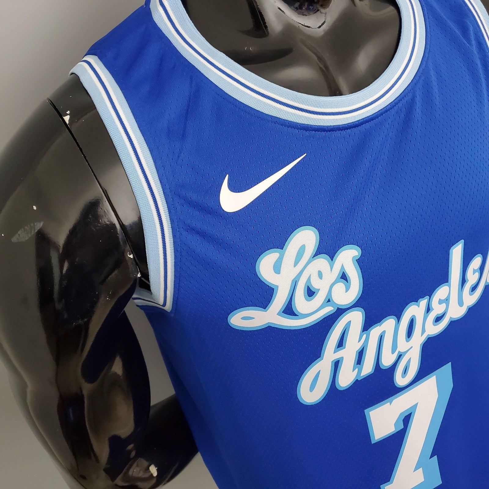 2021 Anthony#7 Lakers Retro Blue Nba Jersey
