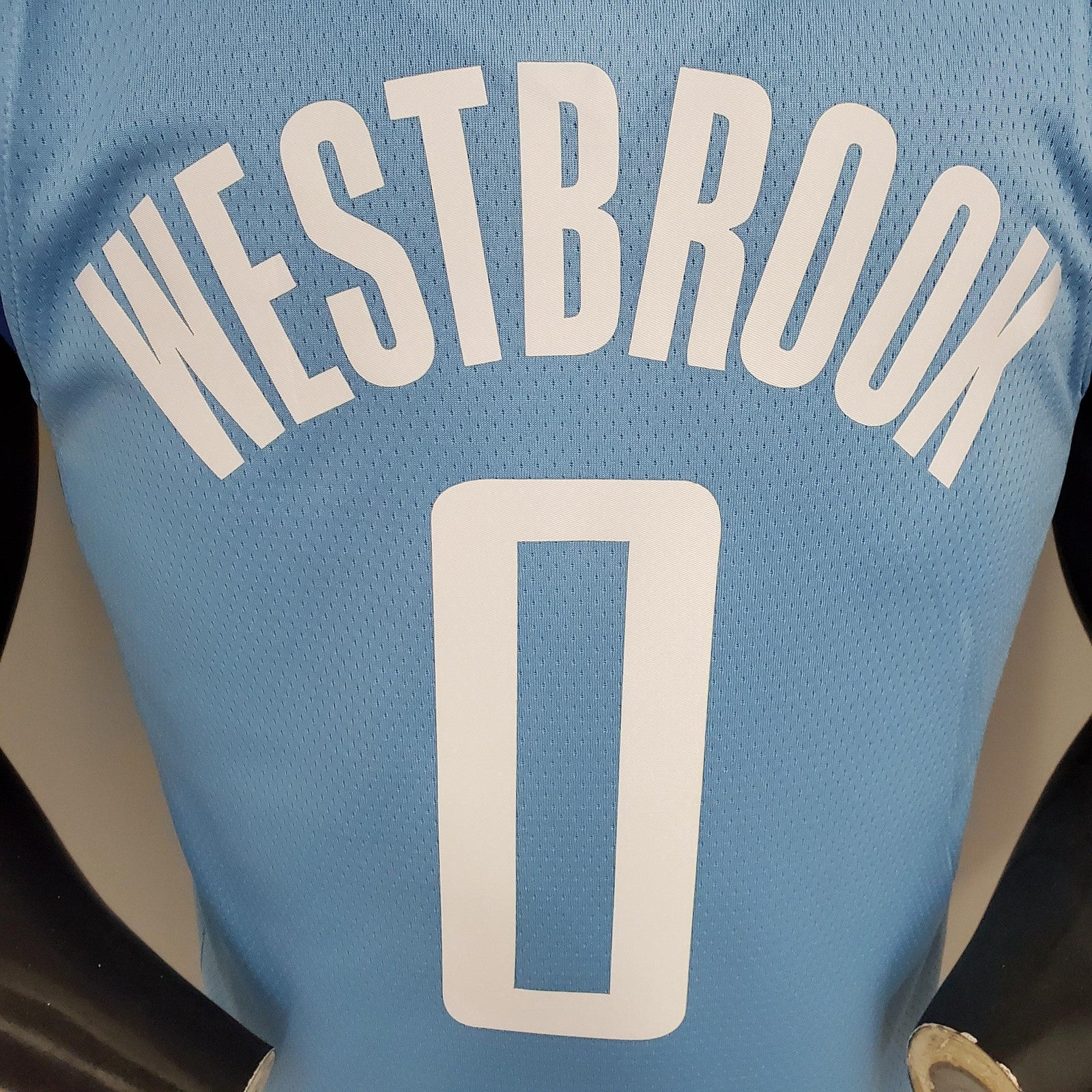 Westbrook#0 2021 Rockets City Edition Blue Nba Jersey