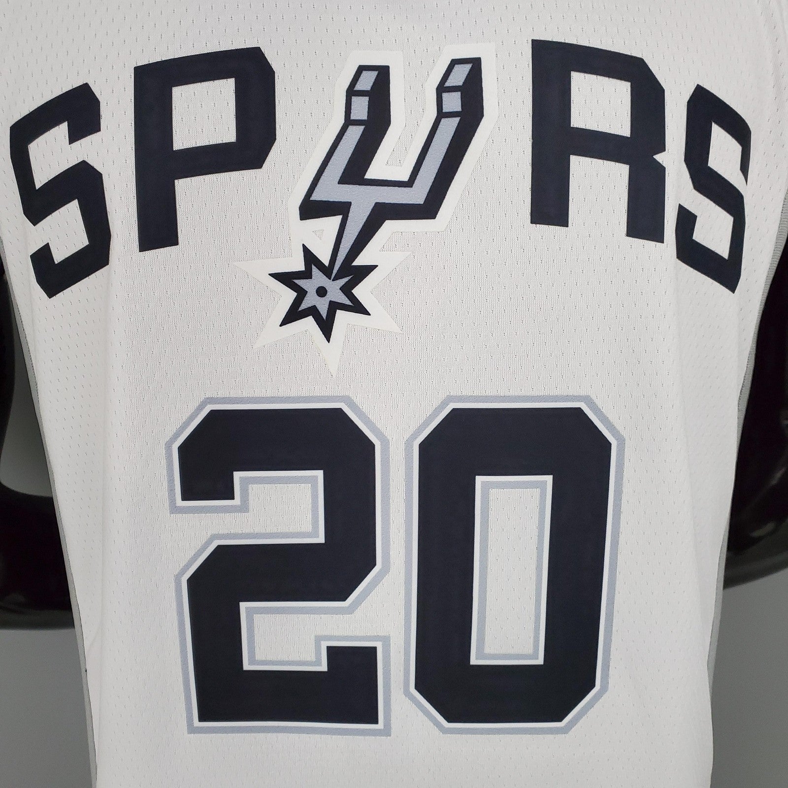 Ginobili#20 Spurs White Nba Jersey
