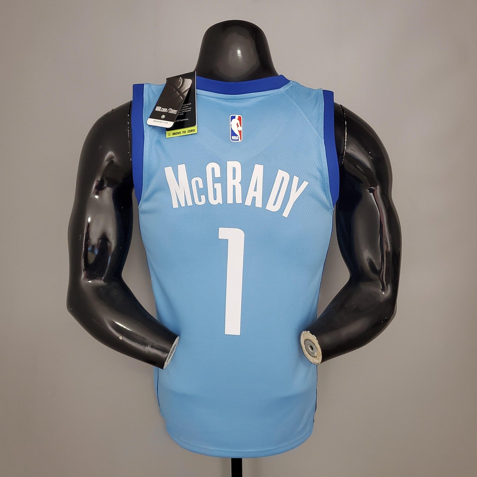 Mccrady#1 2021 Rockets City Edition Blue Nba Jersey
