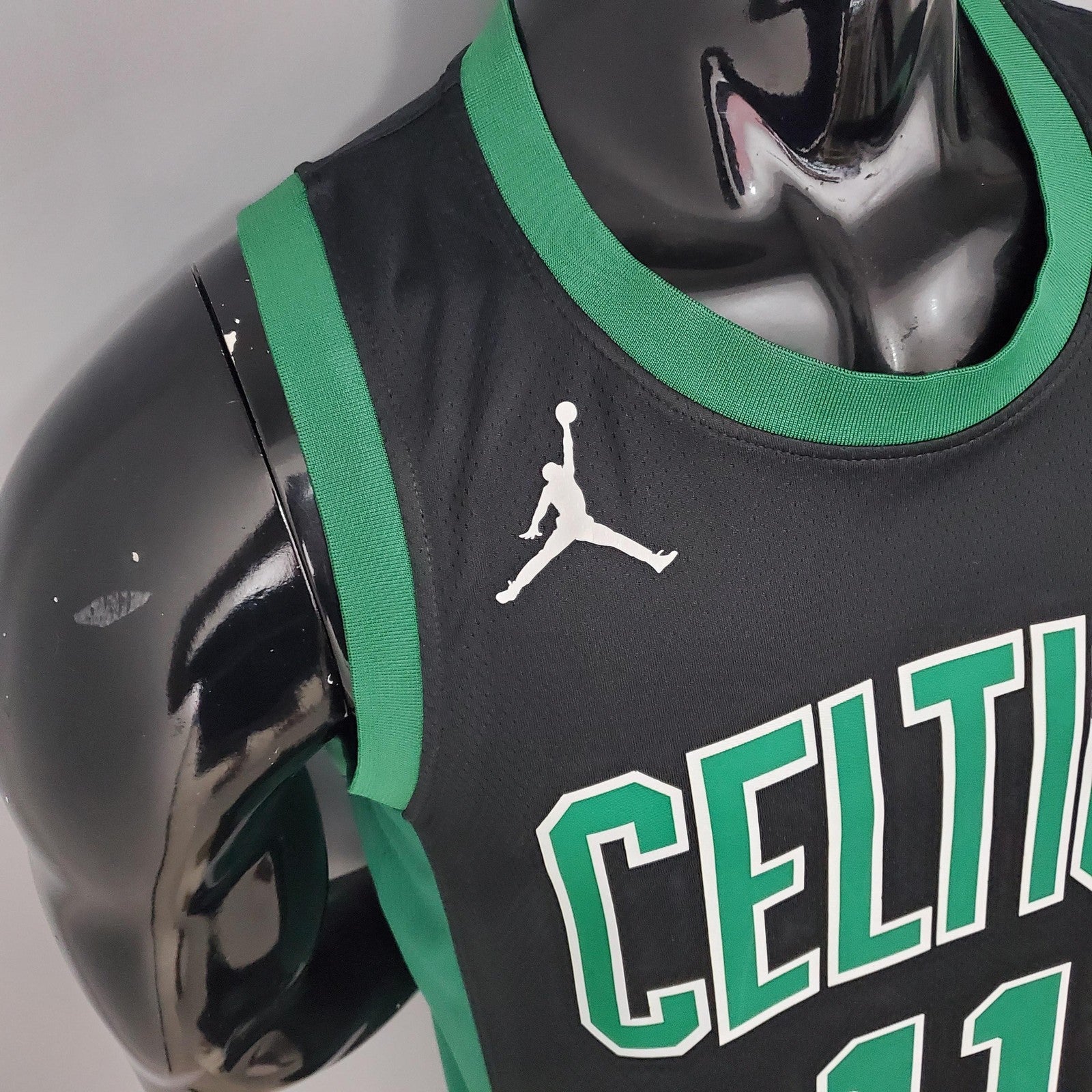 Irving #11 Celtics White Jordan Theme Black Nba Jersey