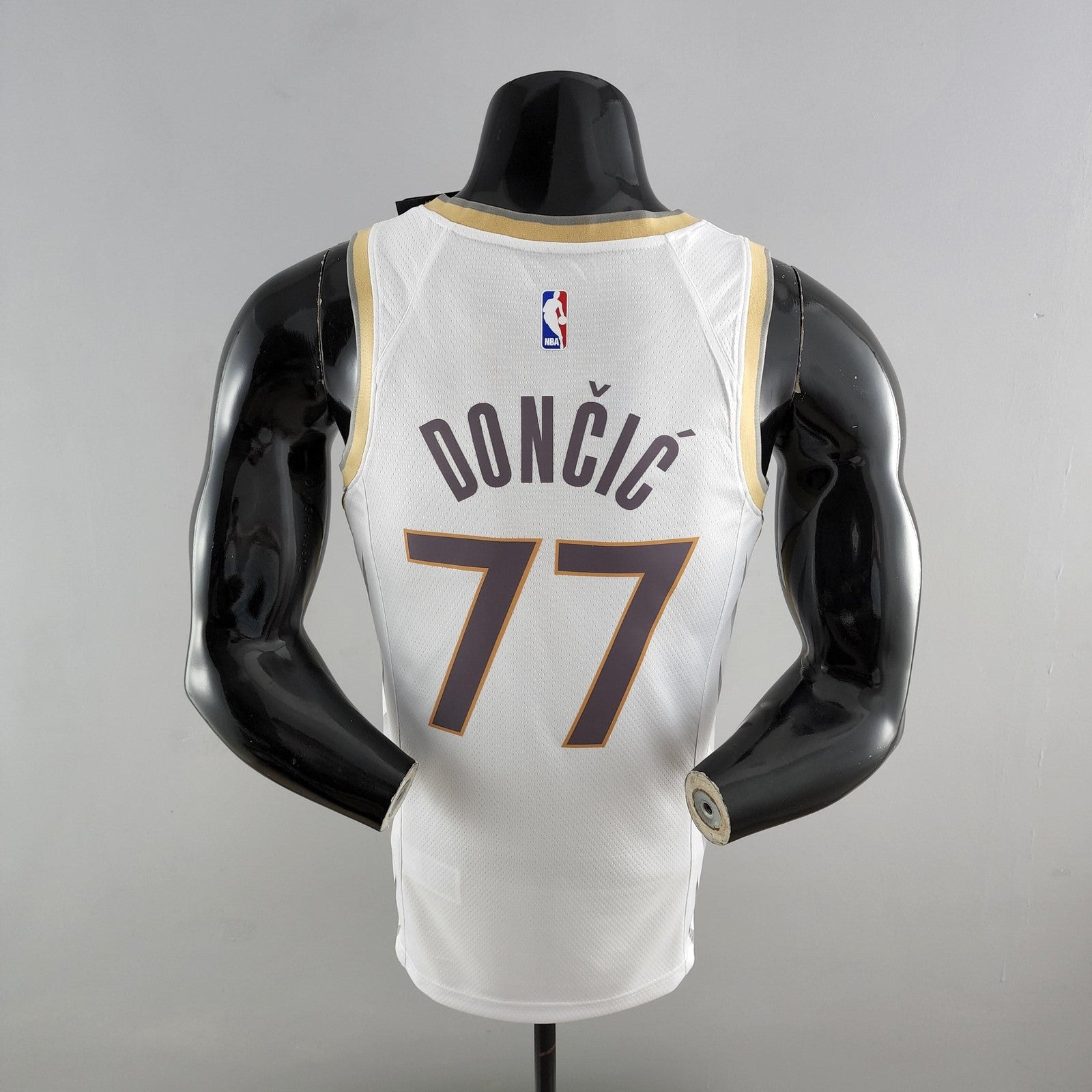 2020 Dallas Mavericks Doncic#77 City Edition White Nba Jersey
