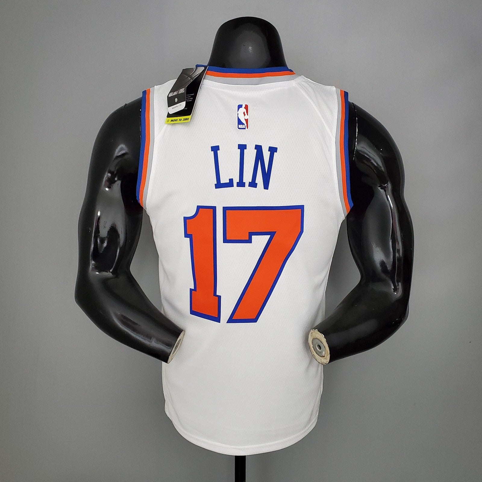 2021 Lin#17 Knicks White Nba Jersey