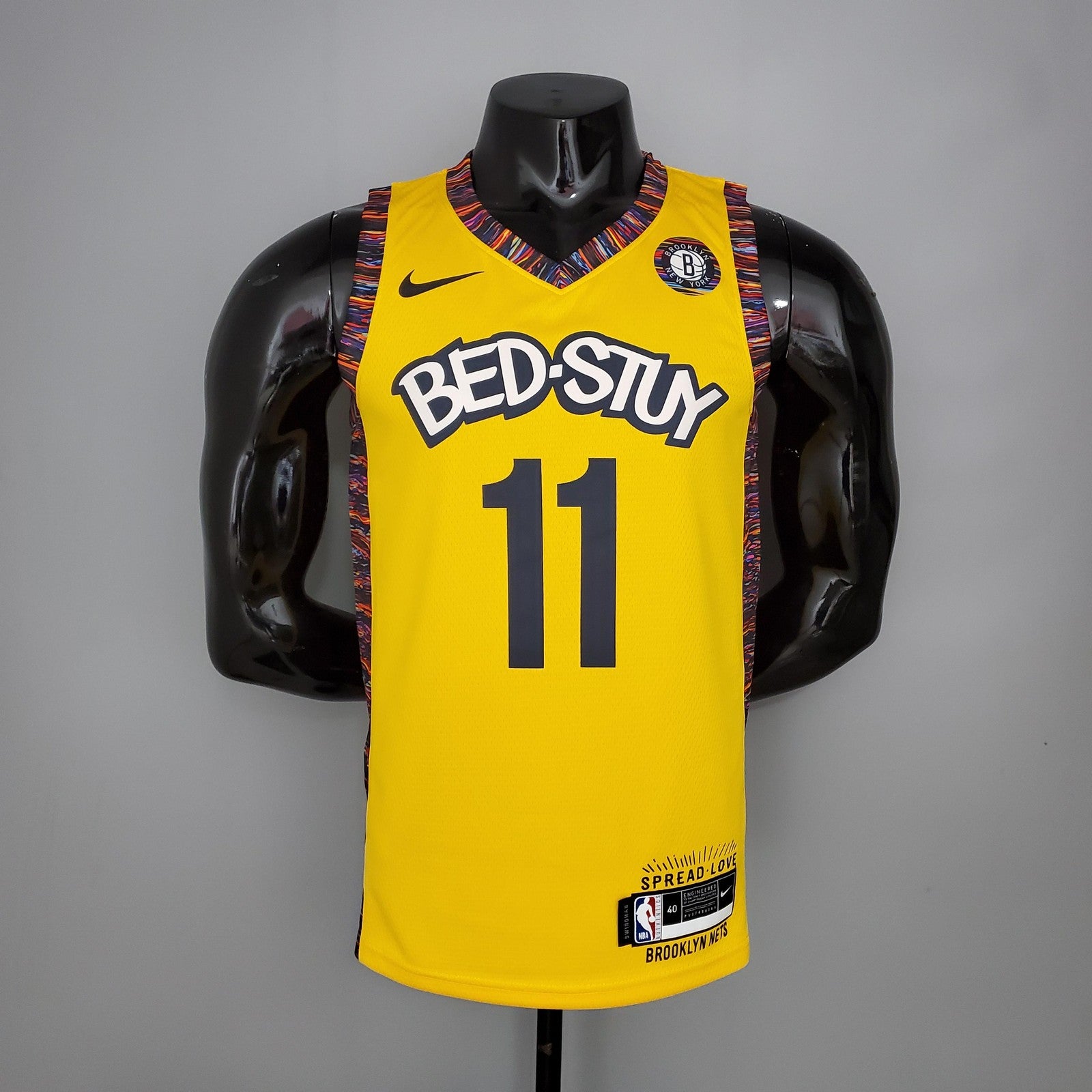 Irving#11 Brooklyn Nets Commemorative Edition Yellow Nba Jersey