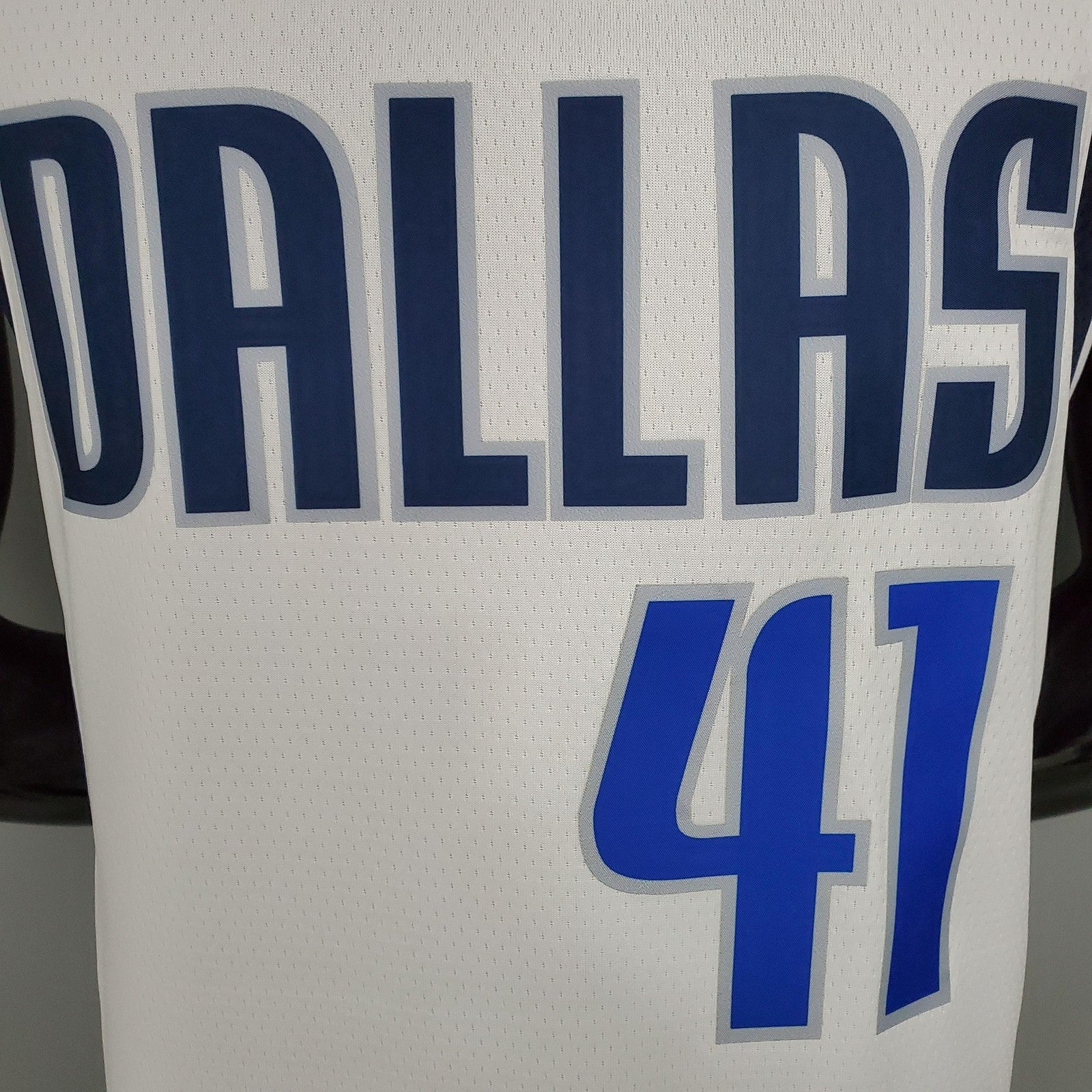 Dallas Mavericks Nowitzki#41 Lone Ranger Home White Nba Jersey