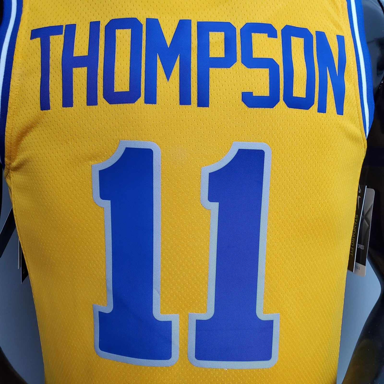 Retro Version Thompson#11 Golden State Warriors Yellow Nba Jersey