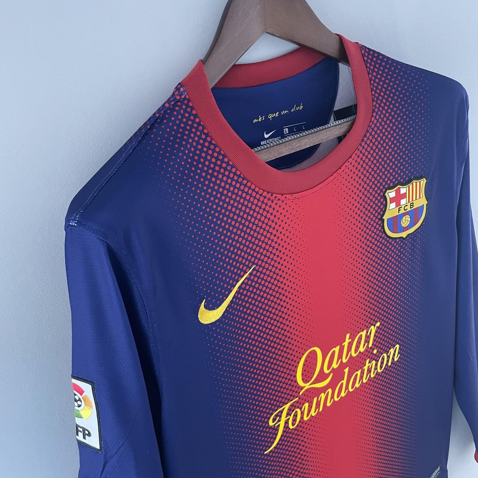 Retro Long Sleeve Barcelona Home