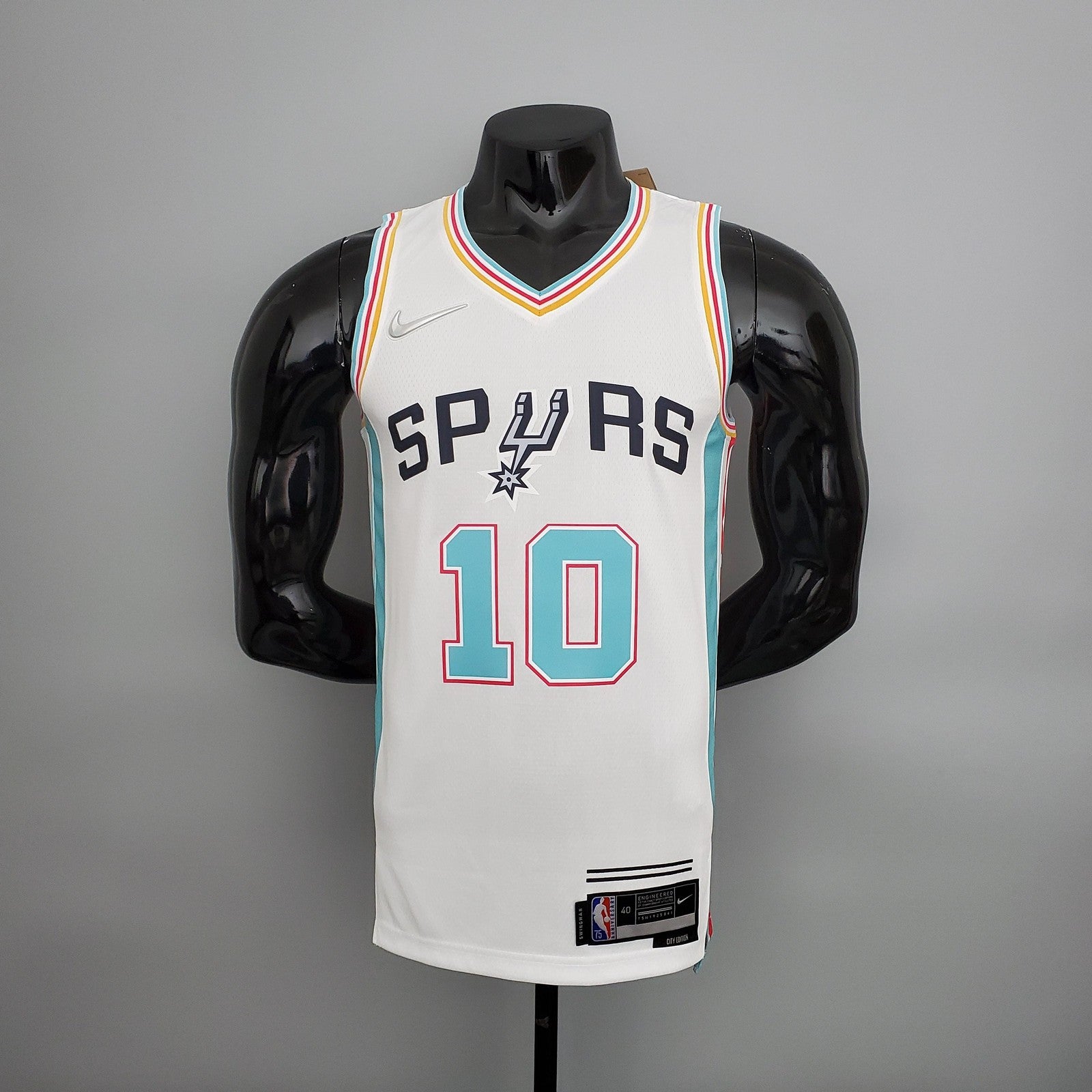 2022 Season Derozan#10 Spurs City Edition White Nba Jersey