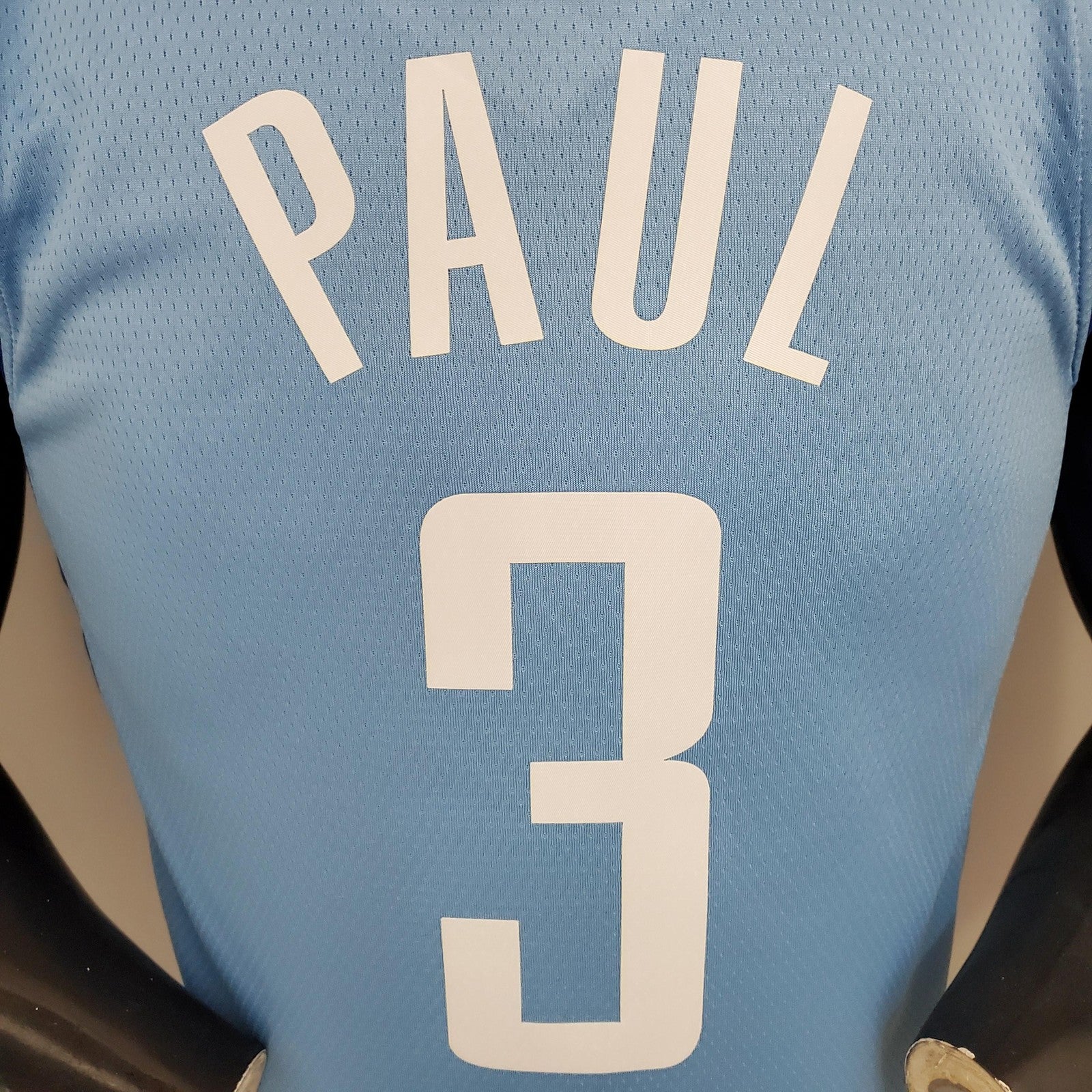Paul#3 2021 Rockets City Edition Blue Nba Jersey