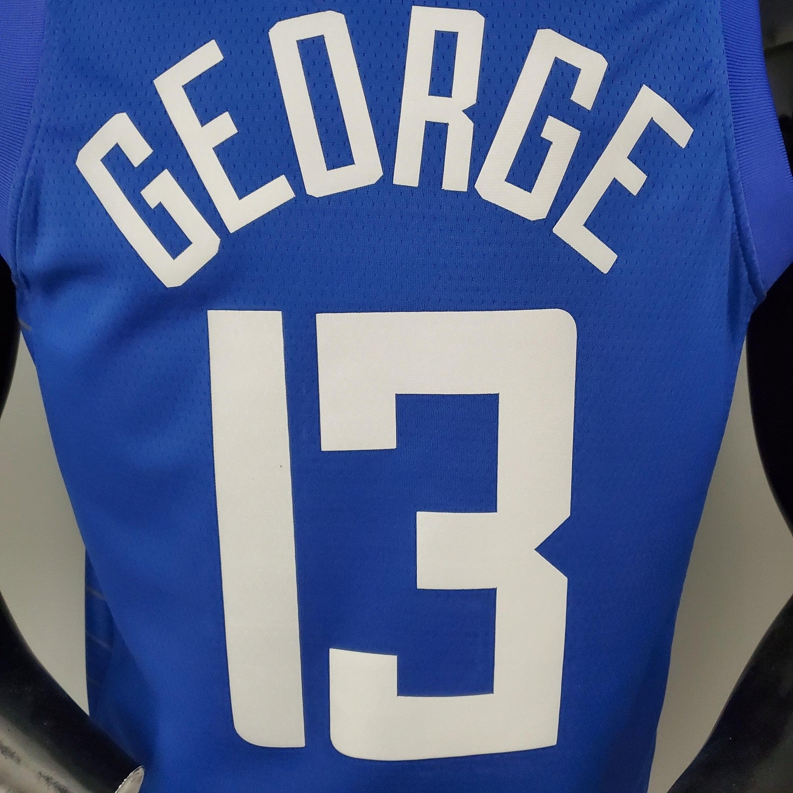 Ge0rge#13 Clippers Limited Edition Blue Nba Jersey