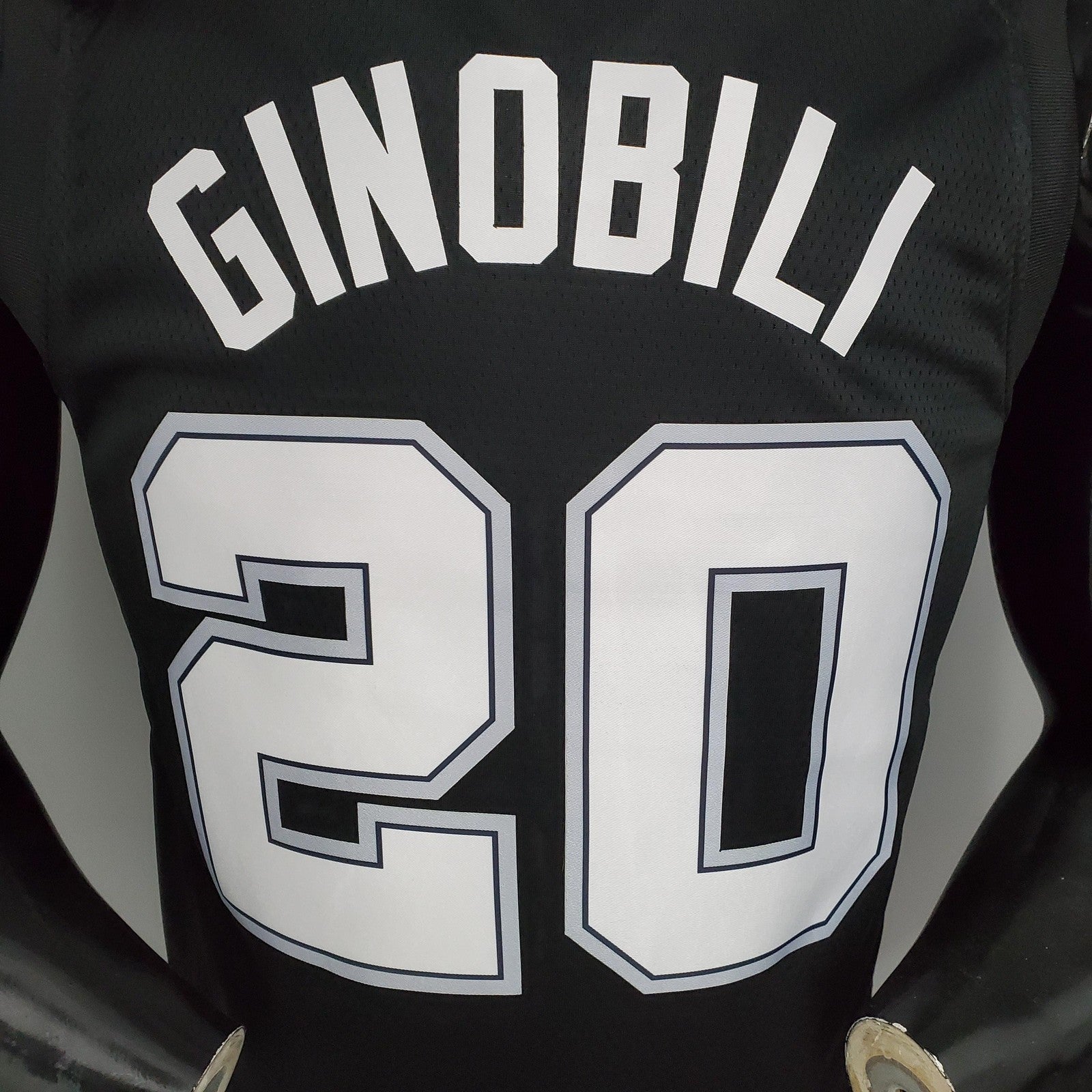 New Ginobili#20 Season Spurs City Edition Black Nba Jersey