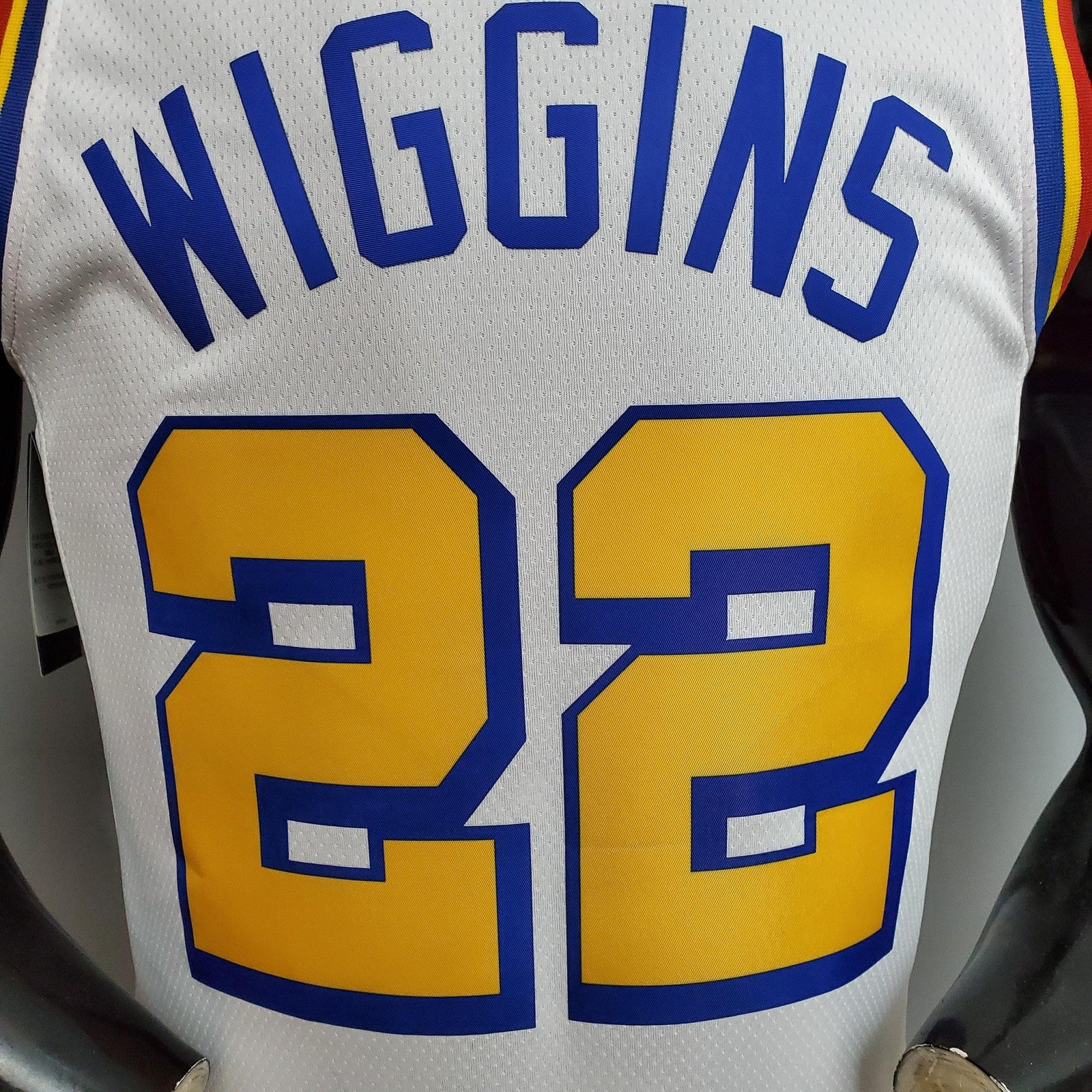 Warriors San Francisco Wiggins#22 White