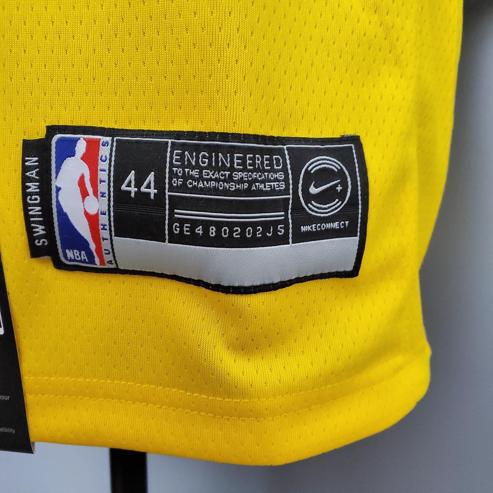 Oneal #34 Lakers Round Neck Yellow Nba Jersey Nike Connect Recognition