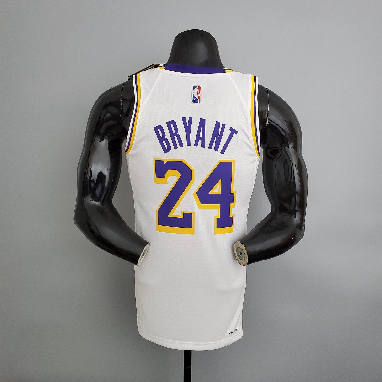 75th Anniversary Lakers White Nba Jersey