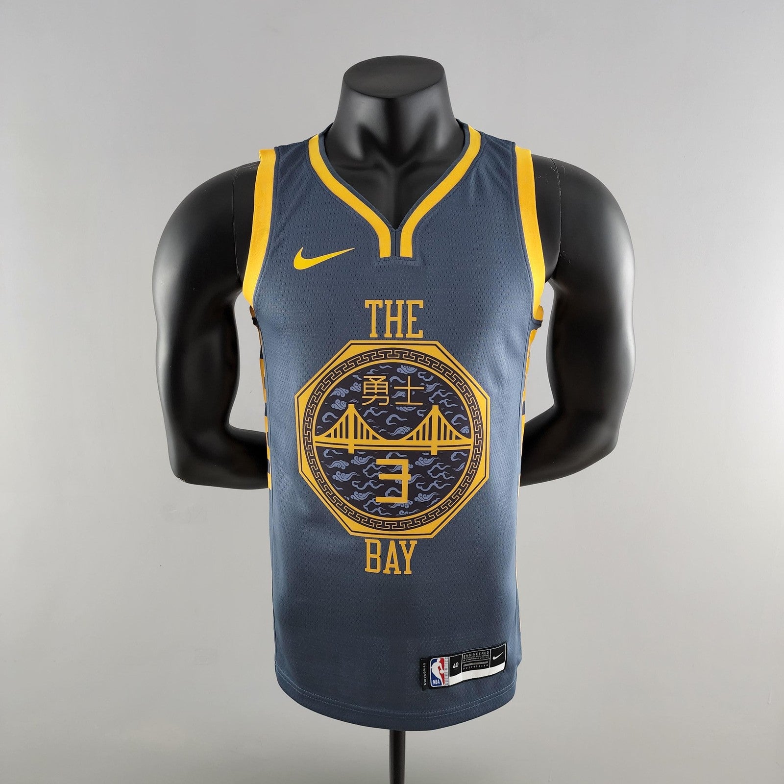 2018 Poole#3 Golden State Warriors Grey Nba Jersey