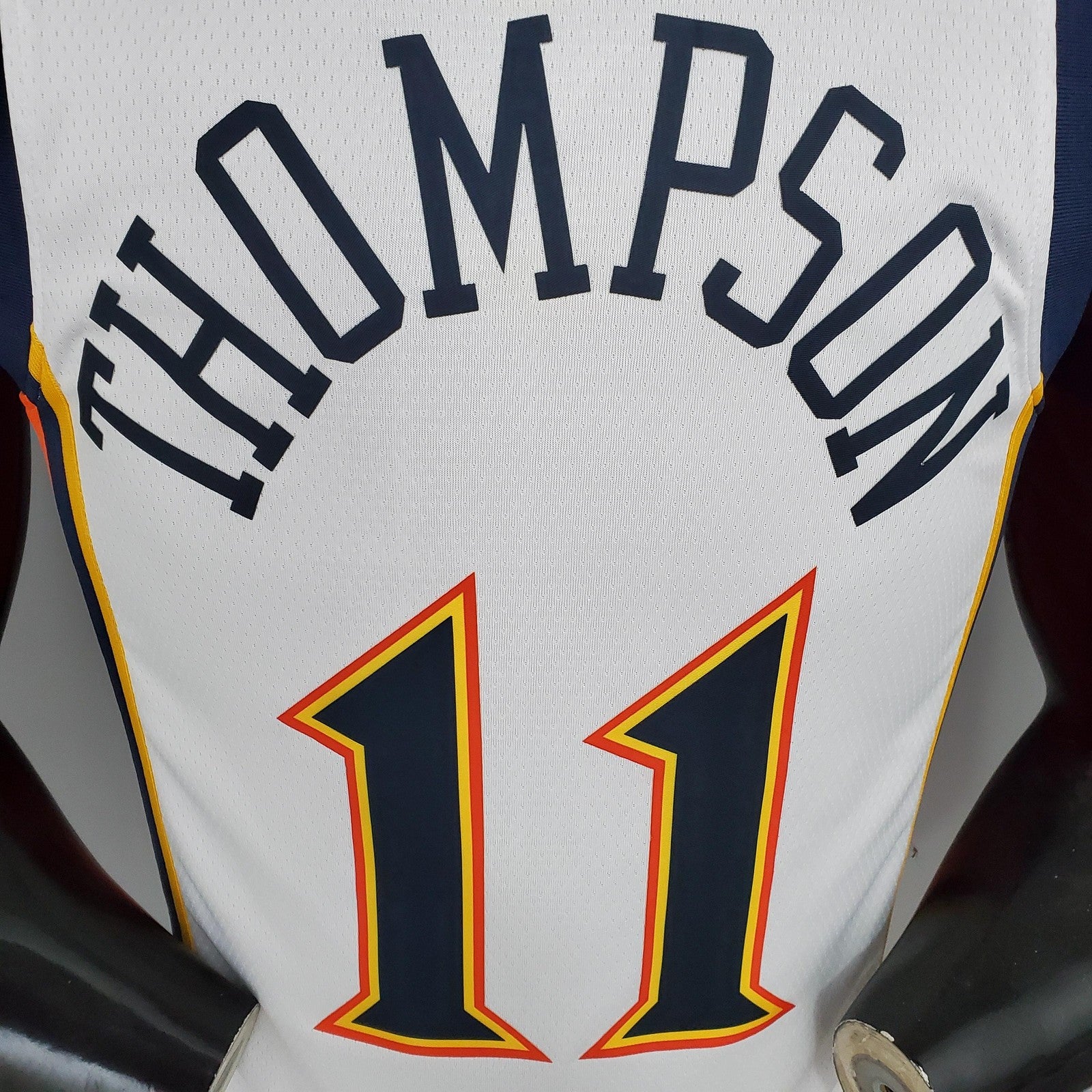 Thompson#11 Warriors Rookie White Nba Jersey