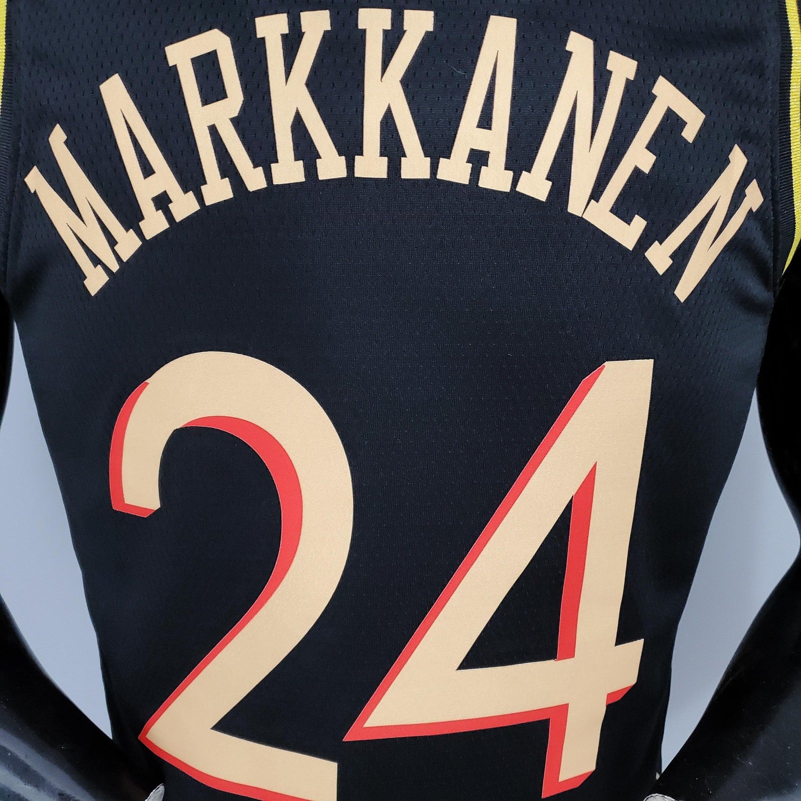 Chicago Bulls Markkanen#24 Team City Edition Black