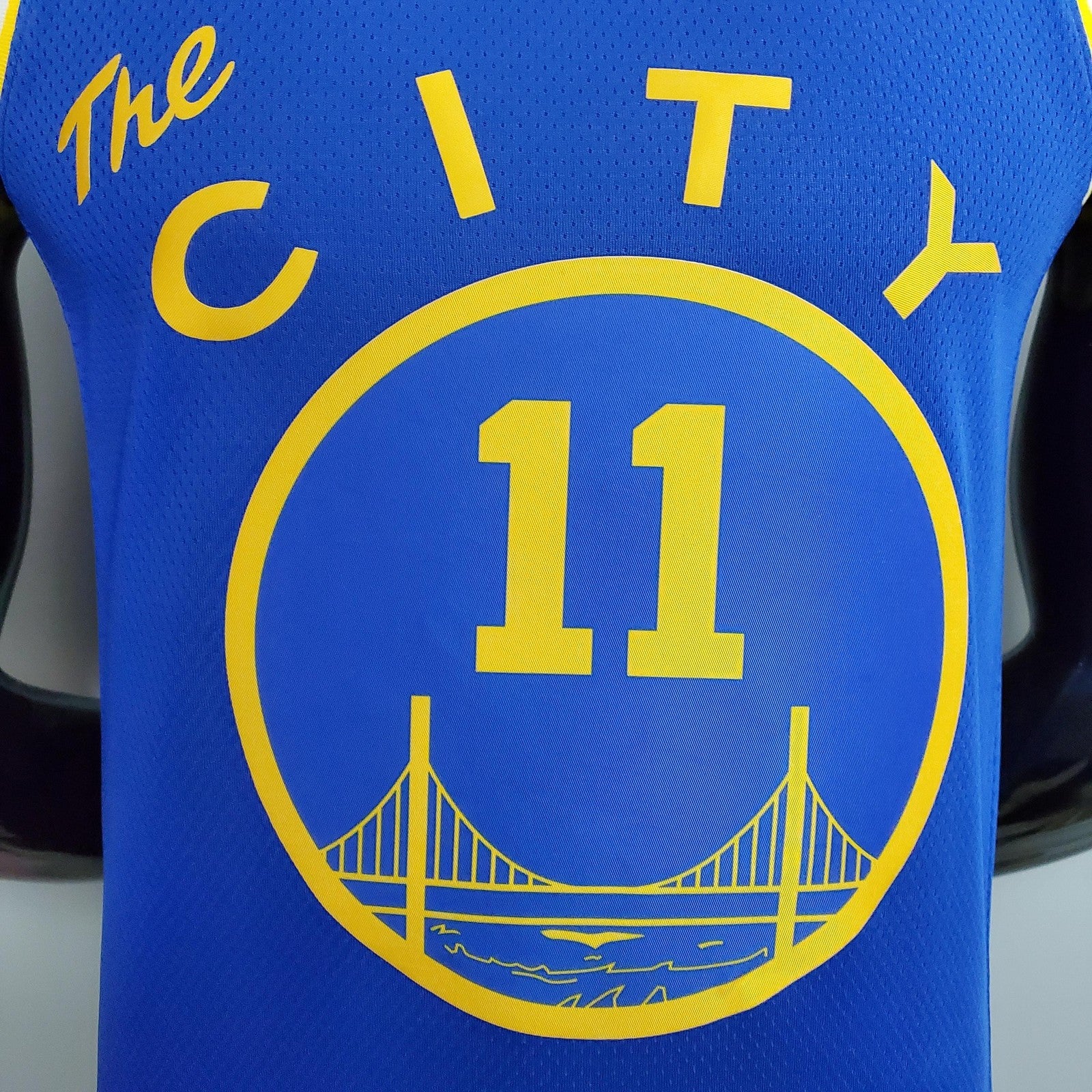 Tram Version Thompson#11 Golden State Warriors Blue Nba Jersey