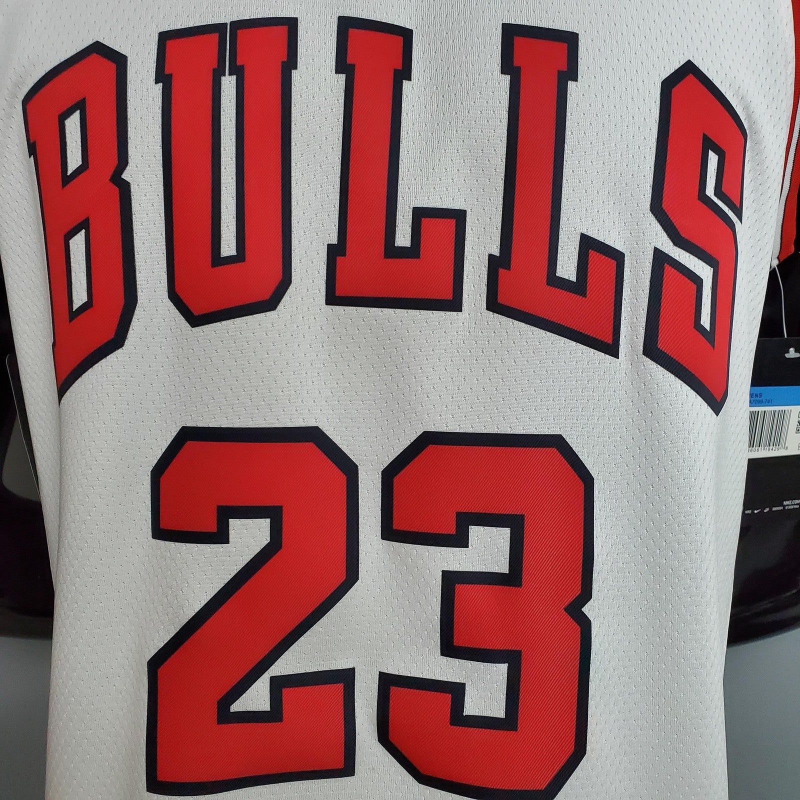 Jordan #23 Chicago Bulls White Nba Jersey Nike Connect Recognition