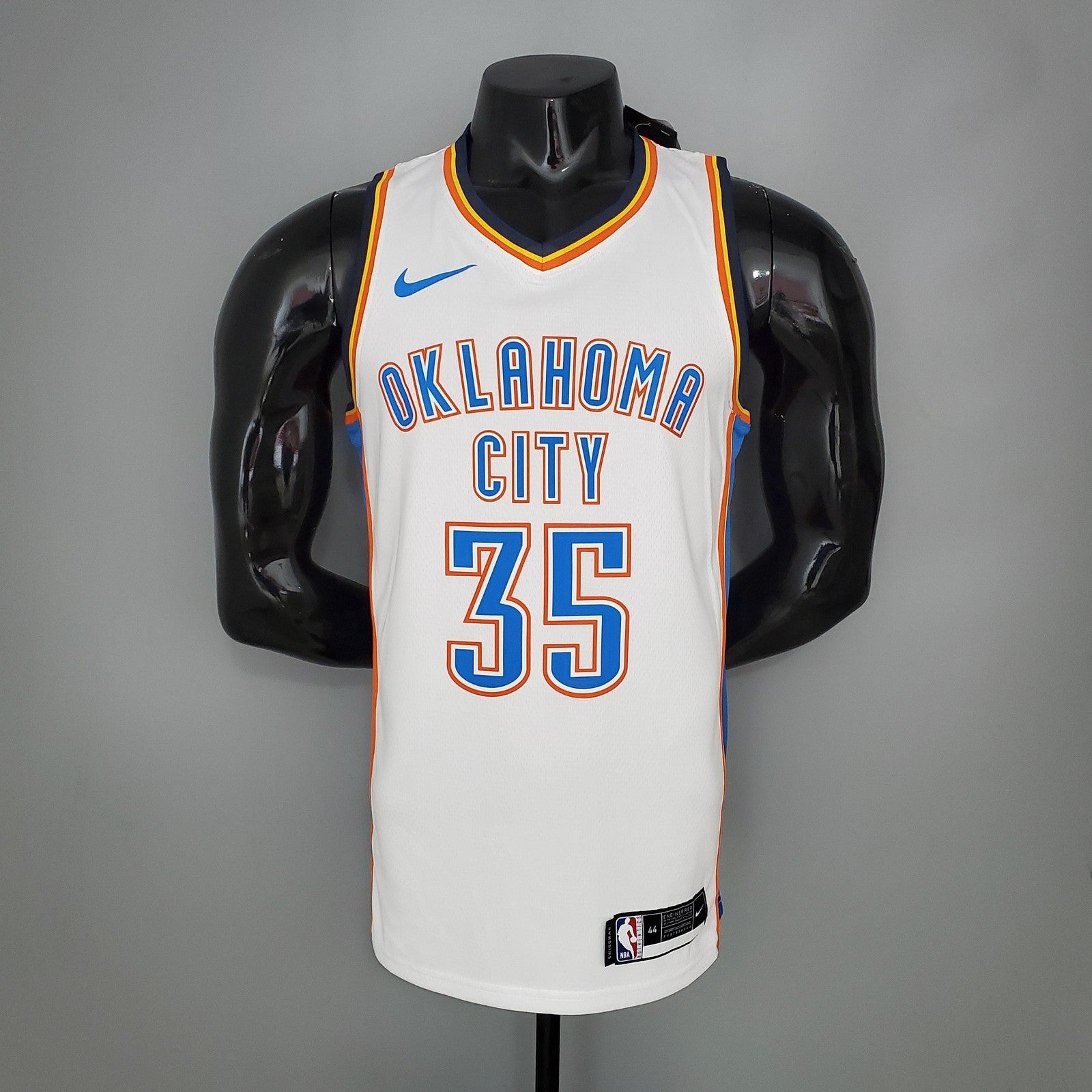 Durant#35 Thunder White Nba Jersey
